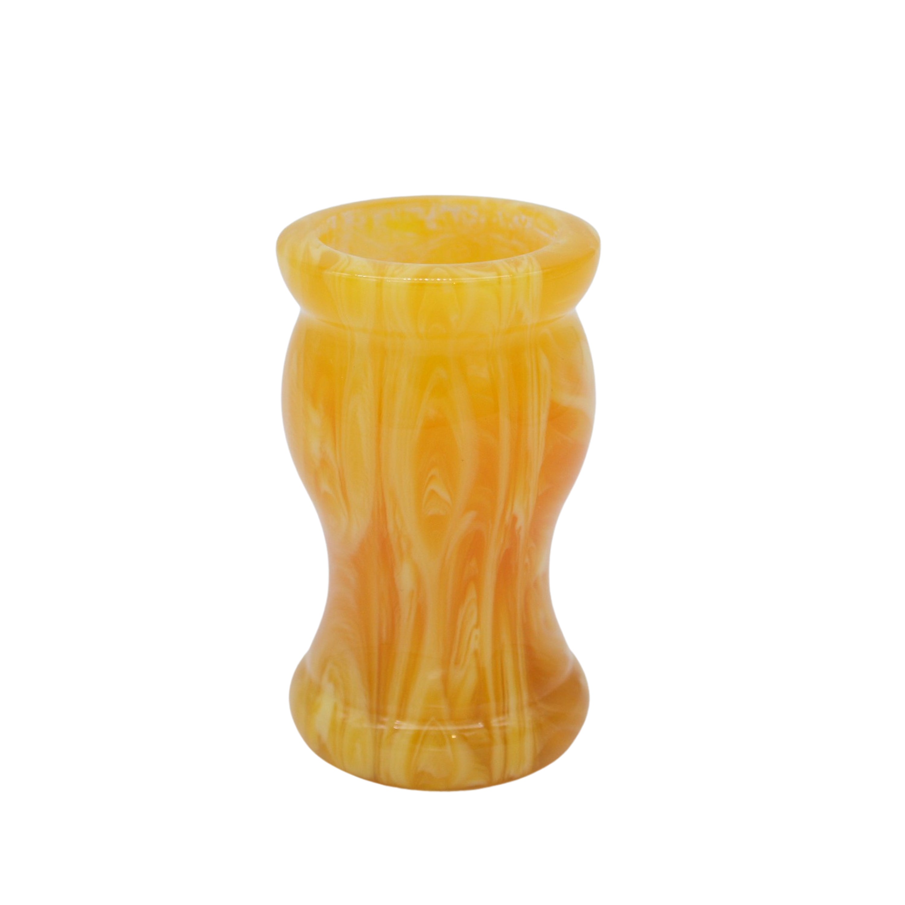 Premium Amber Handcrafted Shaving Brush Handle for Wet Shaving - Fits 24mm & 26mm Knots - Perfect for Traditional Wet Shaving & Grooming Gifts