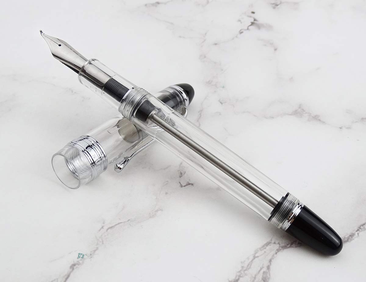 Lanxivi Yongsheng 699 Fude Fountain Pen - Bent Nib, Vacuum Filling for Calligraphy & Sketching