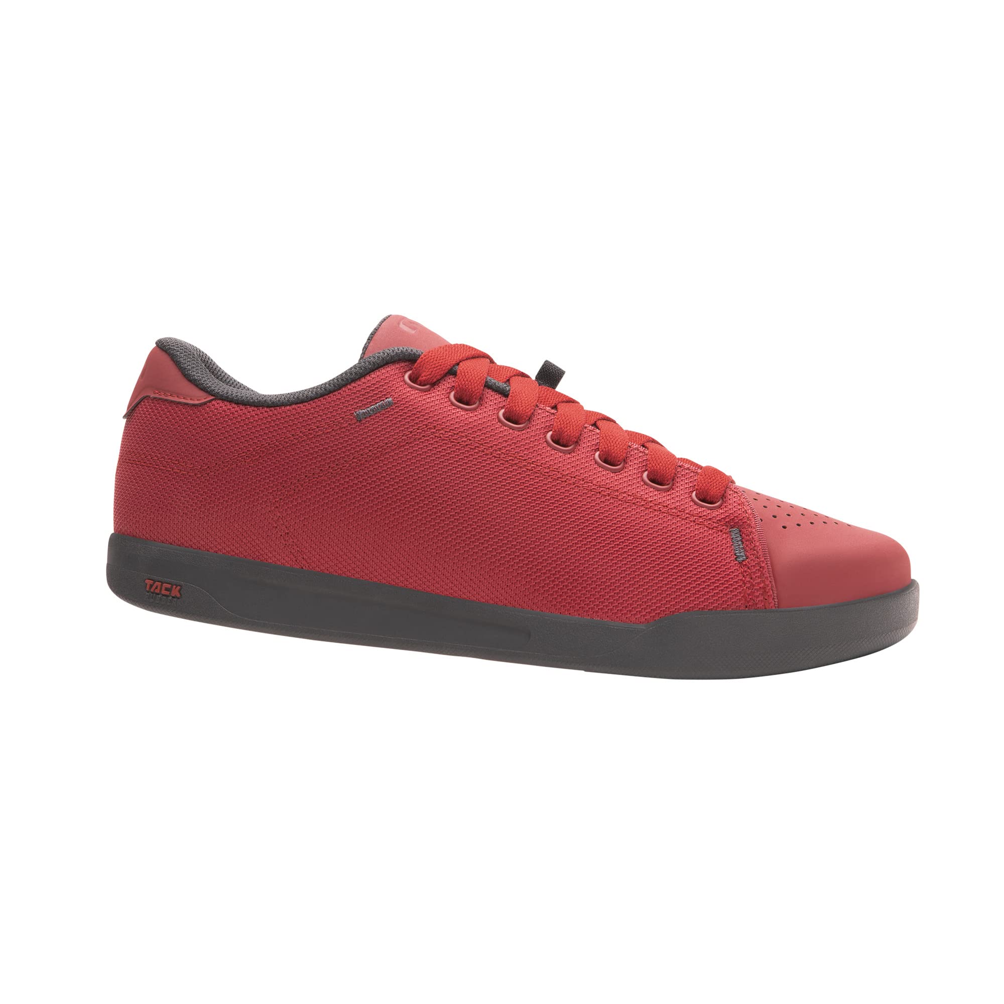 Giro Deed Flat-Pedal Mountain Bike Shoes for Men - Breathable Comfortable Cycling Shoes Size 42 Oxblood Red - Perfect for Trail Riding & Commuting