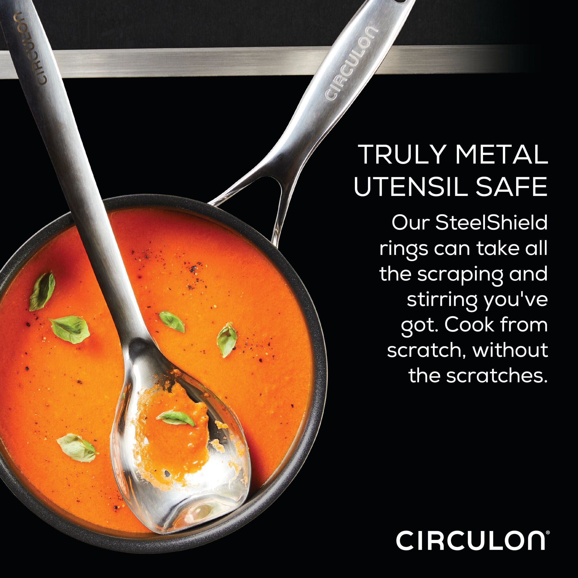 12.5 Inch Nonstick Open Frying Pan - Professional Grade Skillet for Perfect Sautéing, Frying & Cooking | Ideal for Stovetop, Oven & Camping Use