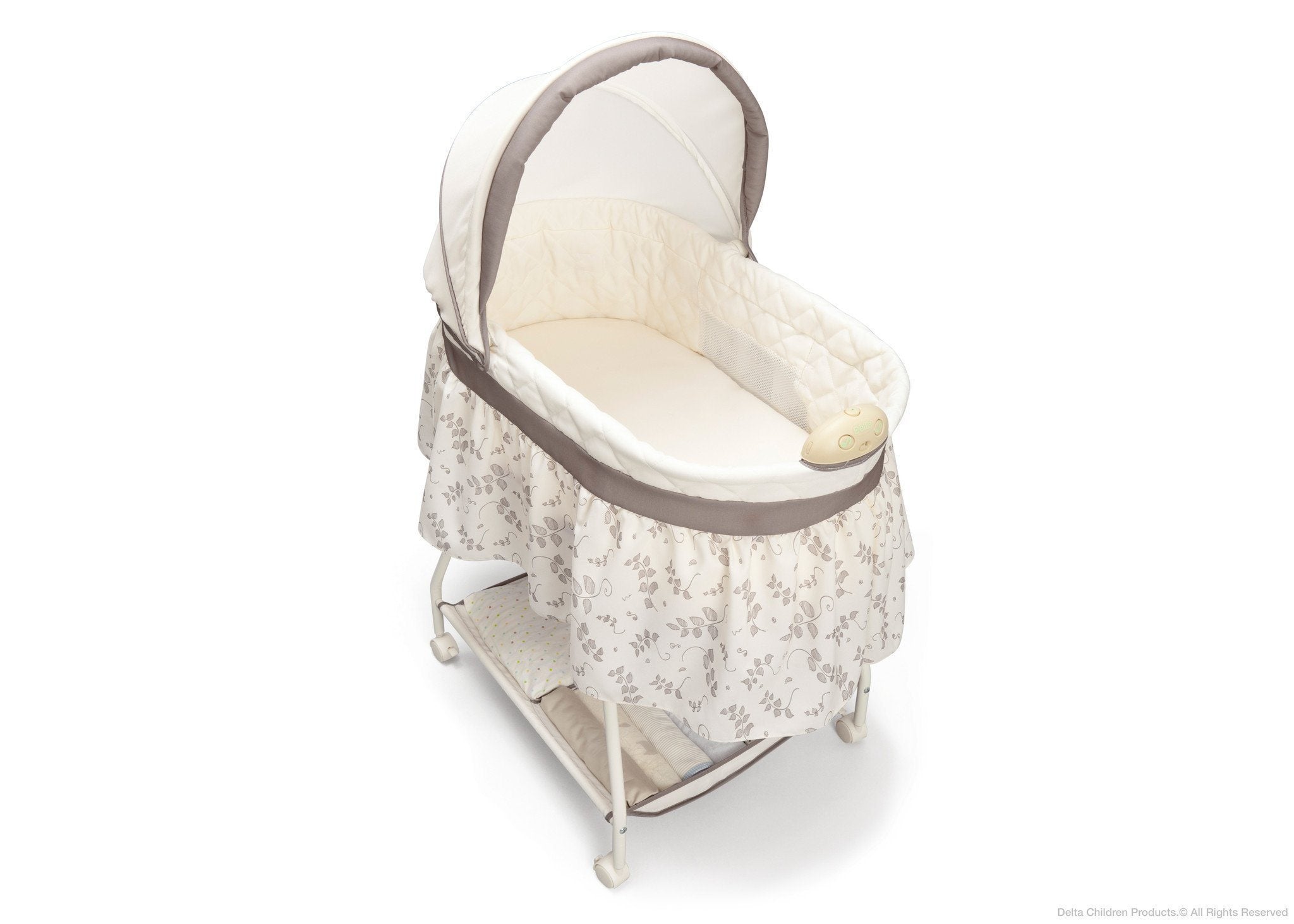 Premium Sweet Beginnings Bassinet for Newborns - Soft & Comfortable Baby Crib with Breathable Mesh - Perfect for Nursery, Bedroom, and Travel Use