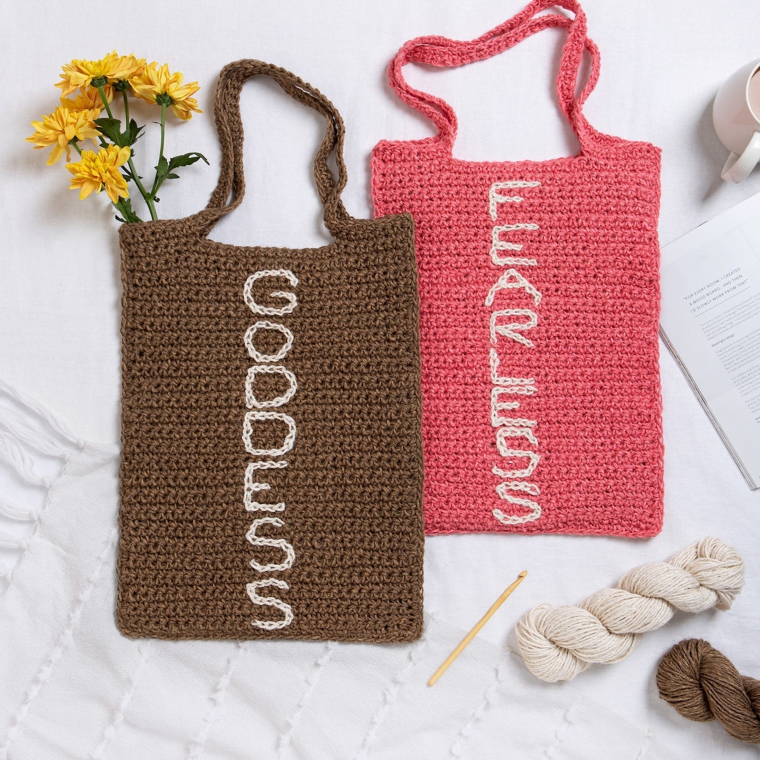Fearless Bag Crochet Kit - DIY Crochet Tote Bag Making Kit for Beginners | Perfect for Beach, Shopping & Everyday Use