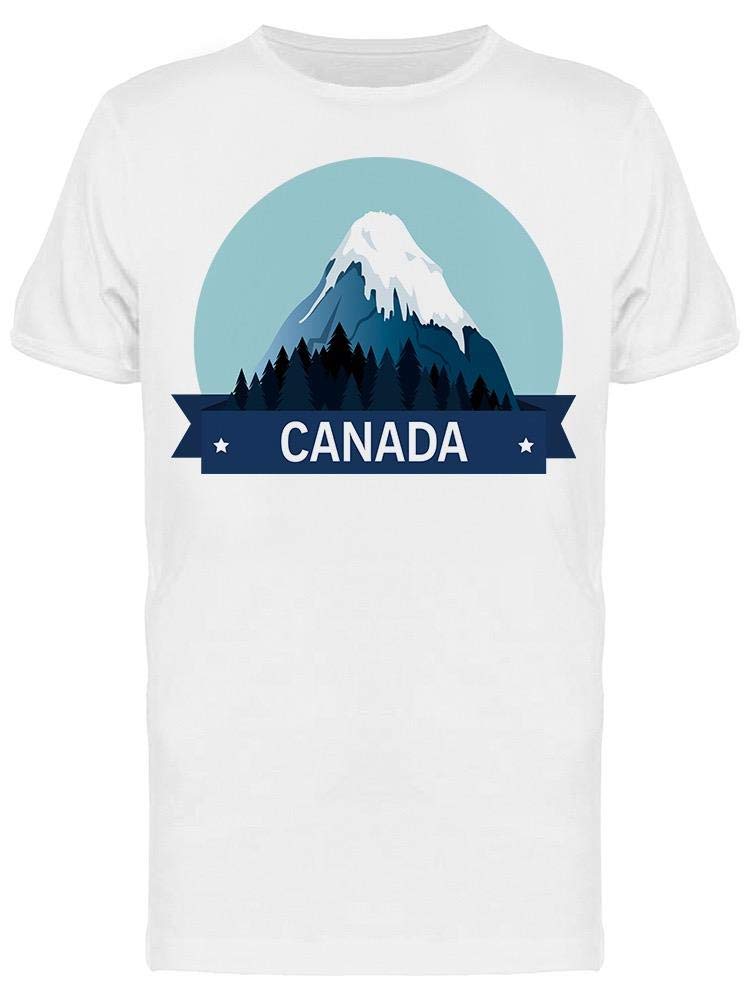 Canadian Landscape Scene Icon T-Shirt for Men - Stylish Graphic Tee for Casual Wear, Travel & Outdoor Adventures