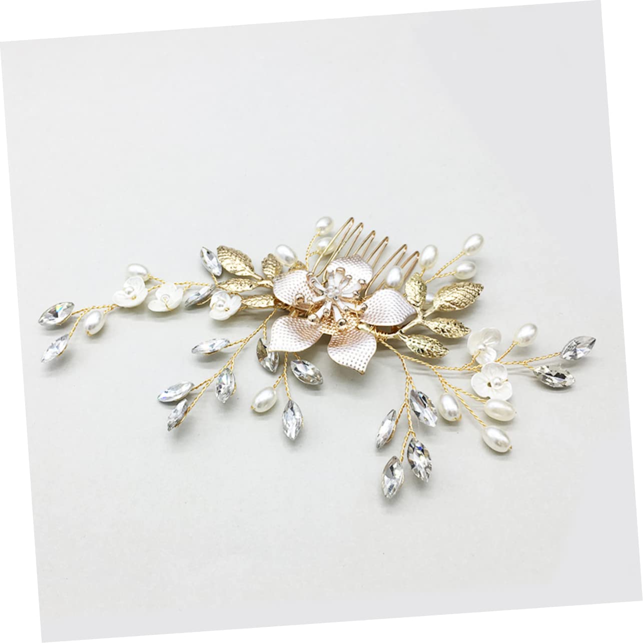 LALAFINA Elegant Pearl Wedding Hair Comb – Bridal Hair Accessories for Bride, Special Occasions | Perfect for Weddings, Prom, Formal Events & Photo Shoots