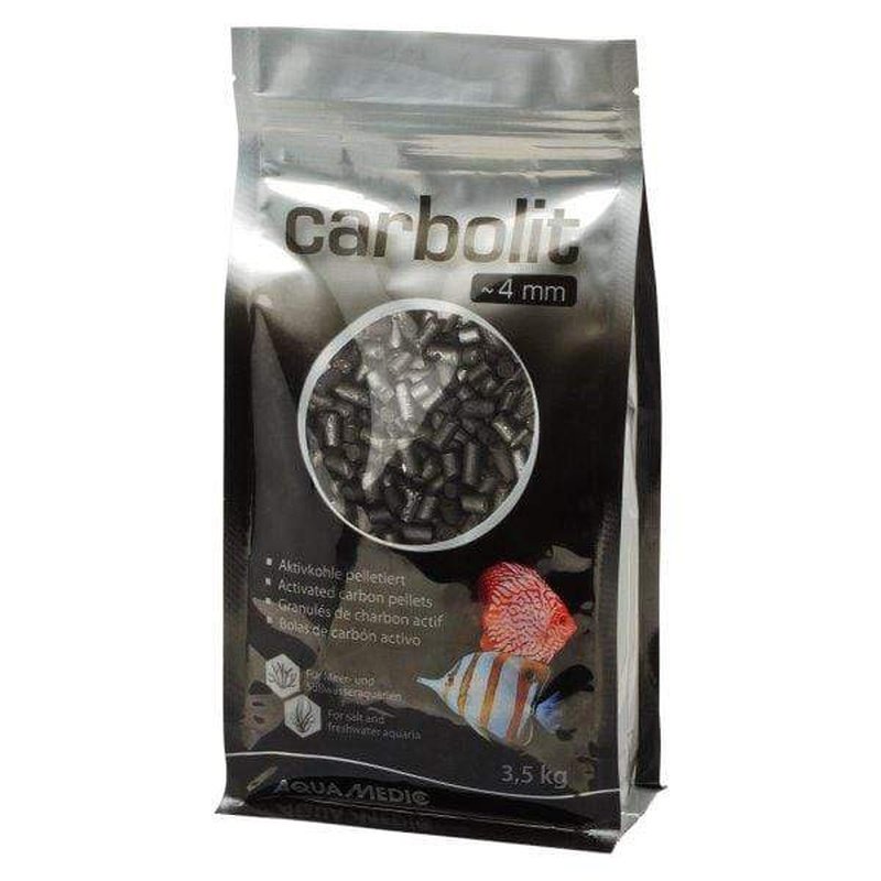 Aqua Medic Carbolit 4mm Granular Activated Carbon - Premium Aquarium Filter Media for Fish Tank, Pond & Marine Water Purification | Removes Toxins, Odors & Improves Water Clarity | Ideal for Freshwater & Saltwater Aquariums, Koi Ponds & Reef Tanks