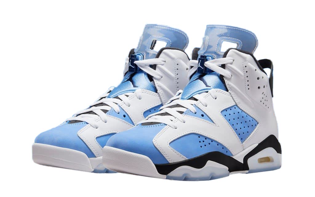 Nike Air Jordan 6 Retro CT8529-410 UNC Men's Basketball Shoes Size 10.5 - Authentic Sneakers for Streetwear & Basketball Games