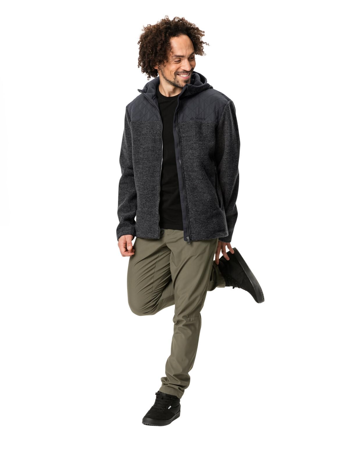 VAUDE Men's Me Tinshan Hooded Jacket - Lightweight Waterproof Hiking Hoodie for Outdoor Adventures & Travel