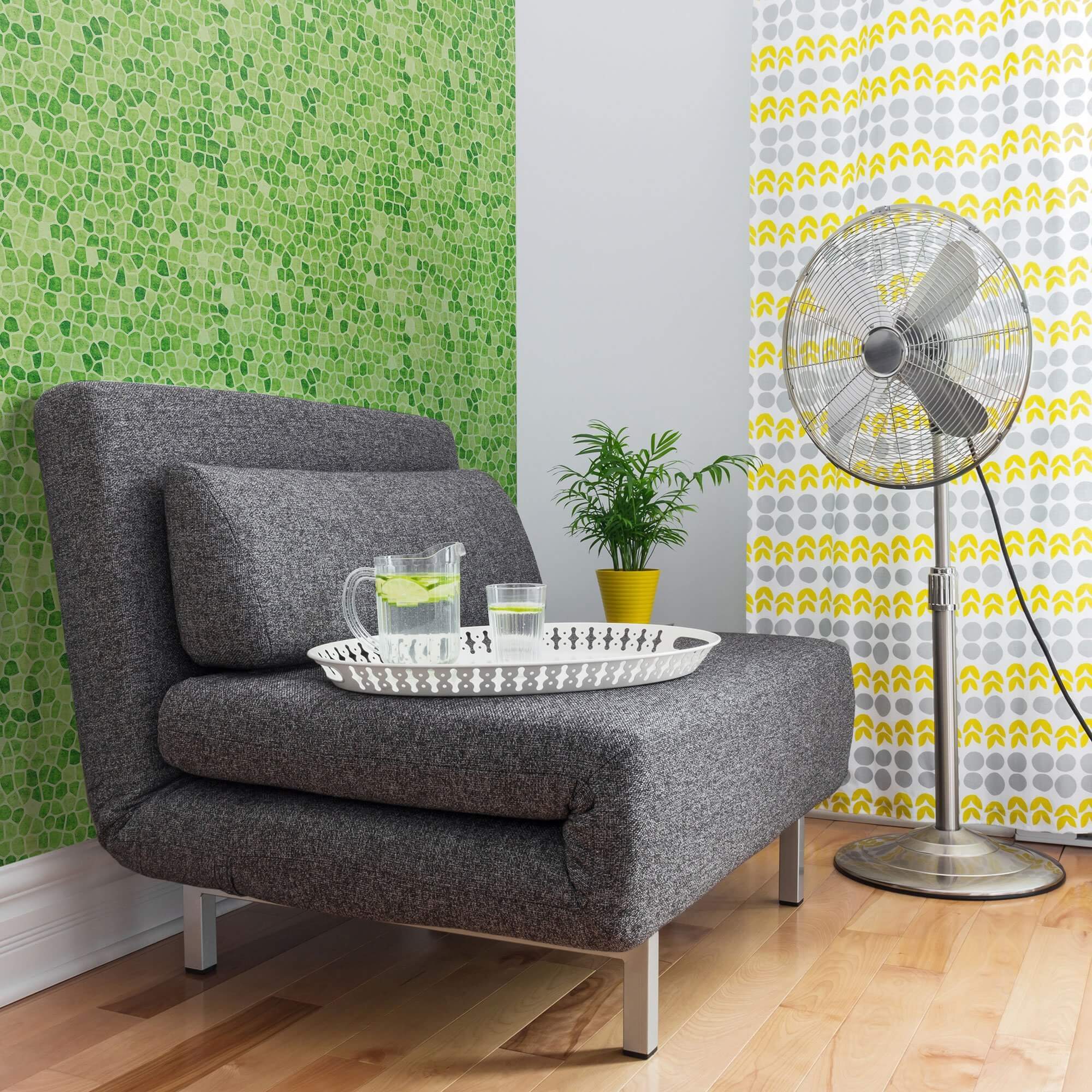 Green Mosaic Tile Adhesive Peel and Stick Removable Wallpaper 35