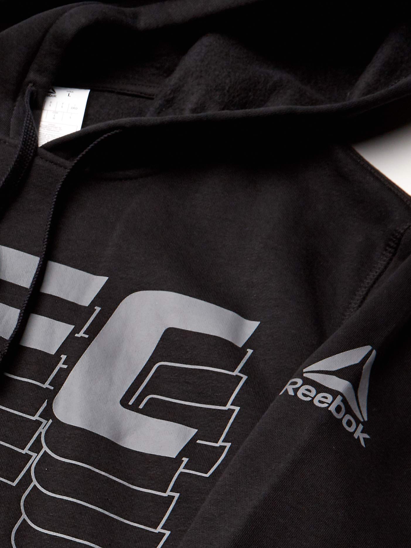 Reebok Men's UFC Fan Gear Pullover Hoodie - Official Licensed UFC Apparel for Training & Streetwear