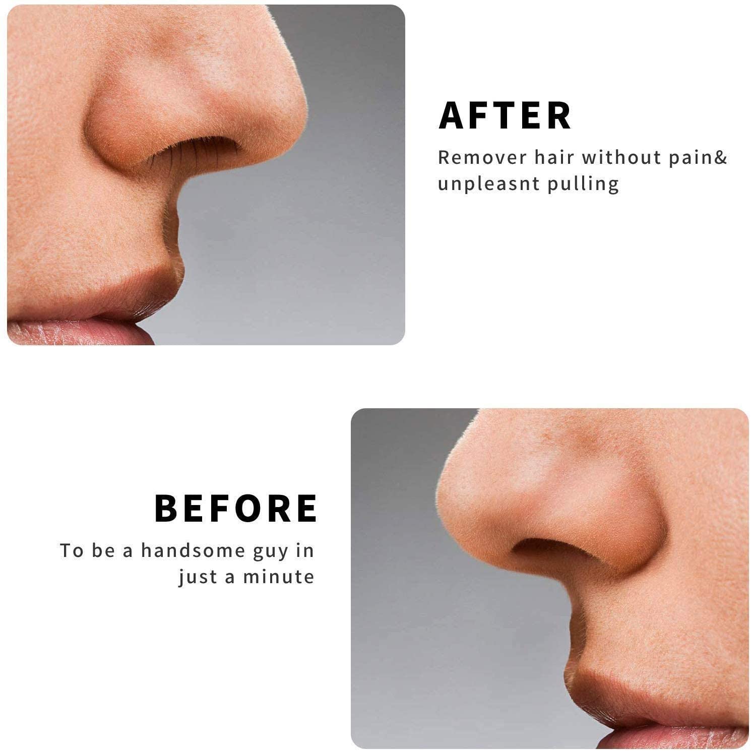 Best Nose Hair Trimmer & Eyebrow Trimmer for Men and Women - Painless Facial Hair Removal with Easy Cleaning | Perfect for Travel, Grooming Kits & Personal Care