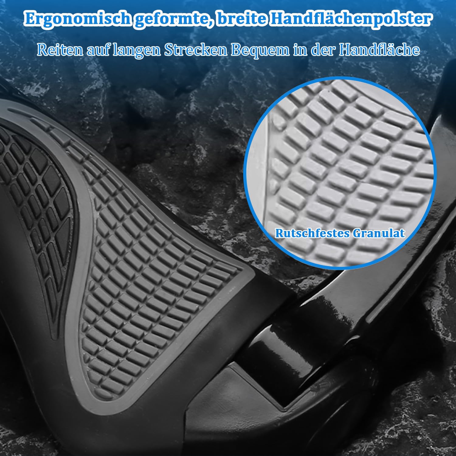 Favuit Ergonomic Non-Slip Bike Grips 22.2mm - Comfortable Handlebar Grips for MTB, Mountain Bike, E-Bike, City Commuter & Scooter - Perfect for Long Rides, Off-Road Adventures & Daily Commuting