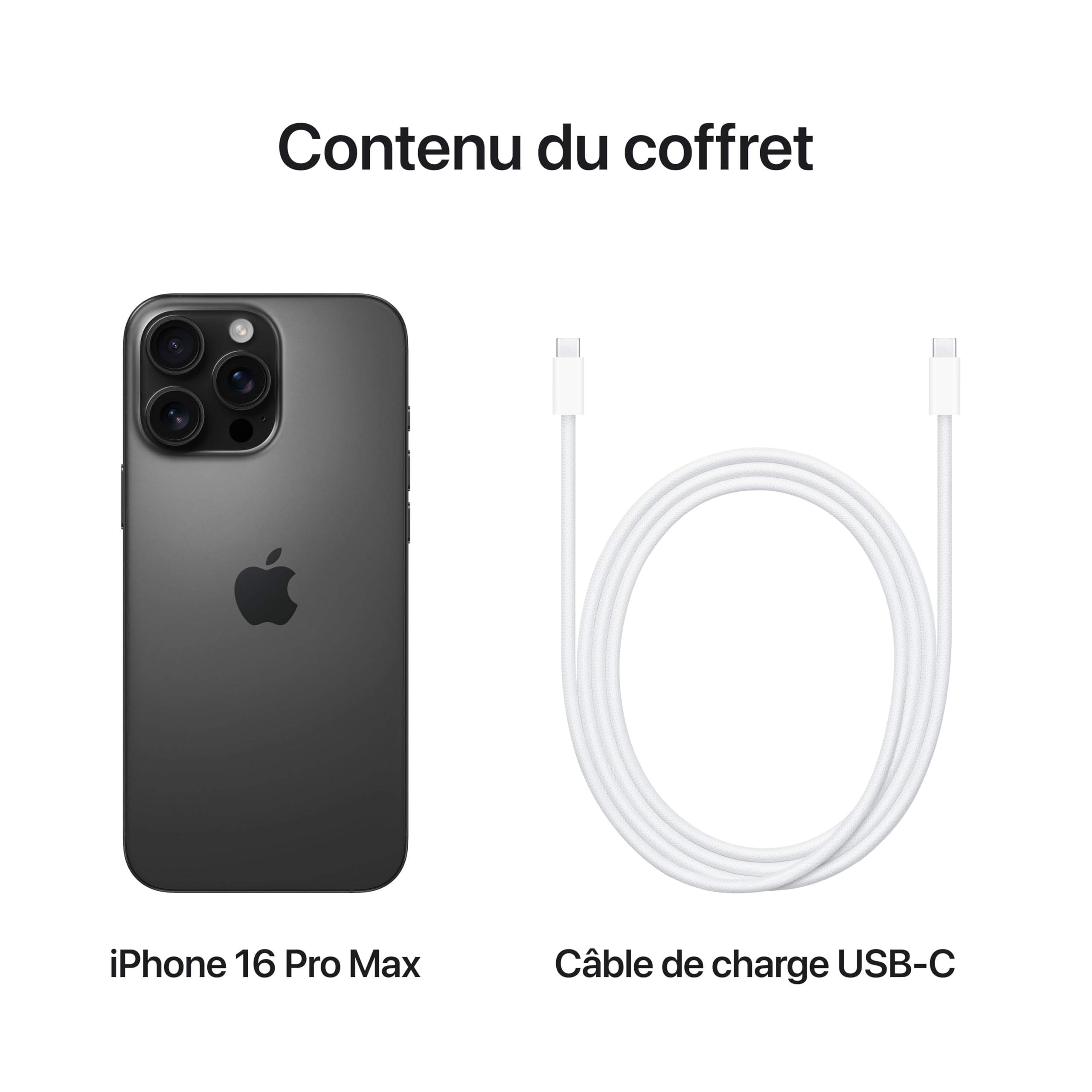 Apple iPhone 16 Pro Max 256GB Titanium Black - Latest Smartphone with Pro Camera & Long Battery Life - Perfect for Business, Travel & Photography