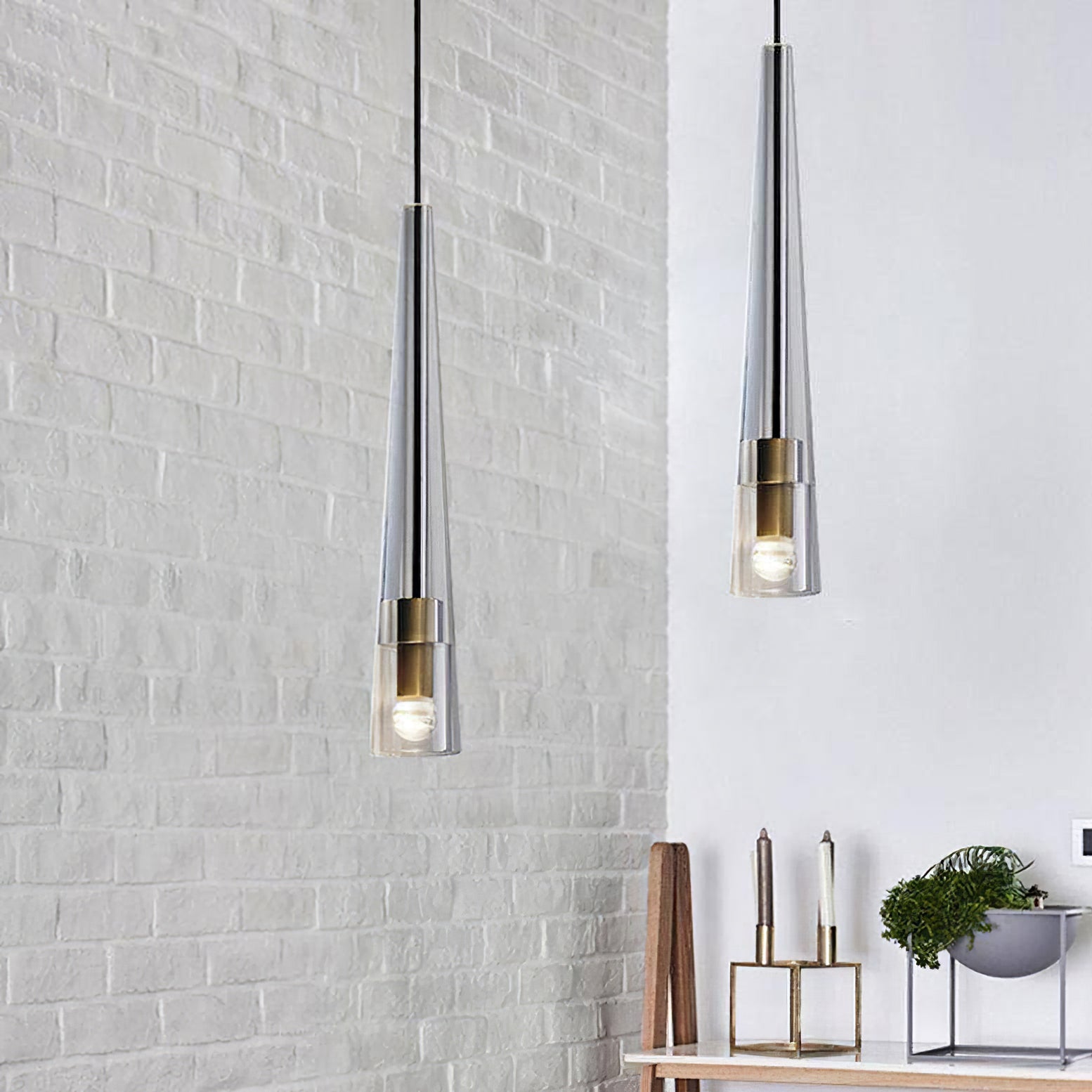 Apollinaire Modern Pendant Light - Elegant Hanging Ceiling Fixture for Dining Room, Kitchen Island & Bedroom Lighting