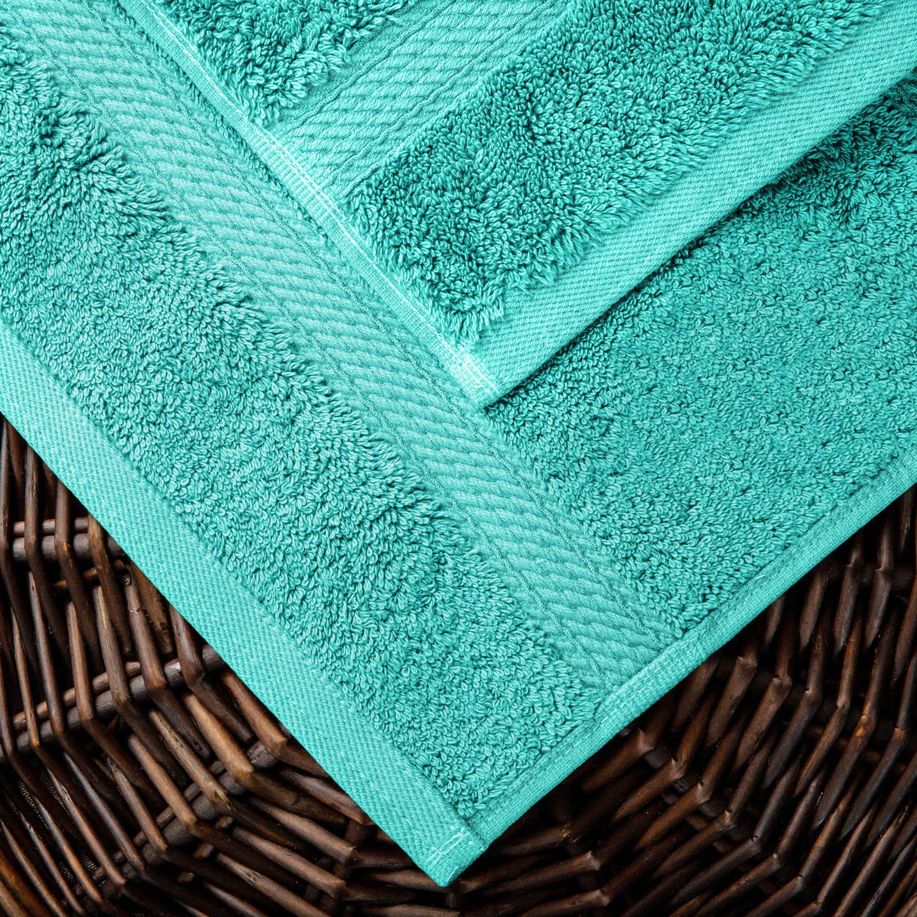 Premium Egyptian Cotton 10-Piece Towel Set - Ultra Soft, Heavyweight & Plush for Bath, Spa & Luxury Home Use