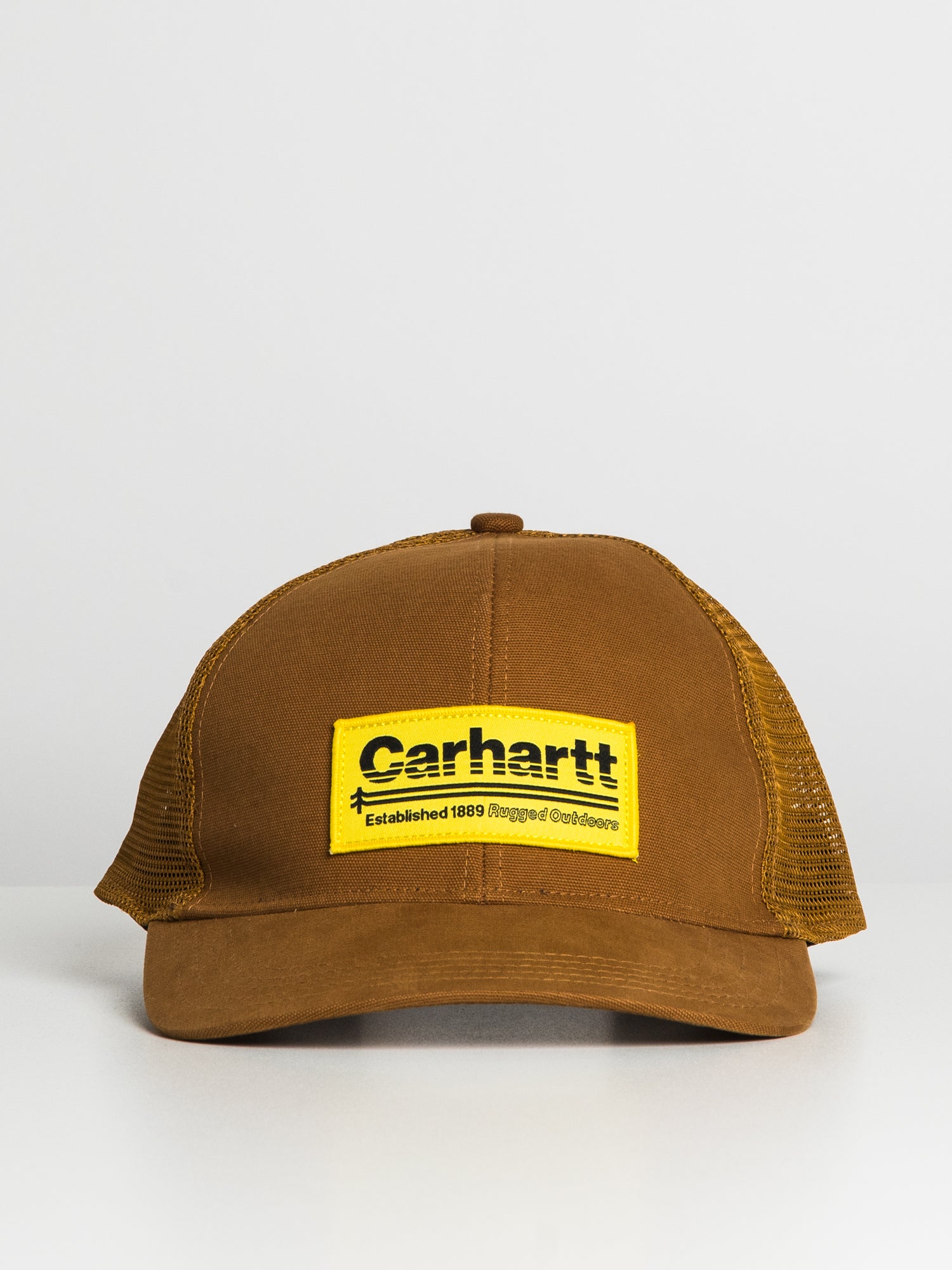Carhartt Canvas Mesh Back Outdoors Patch - Durable Workwear Patch for Jackets, Hats & Bags - Perfect for Outdoor Enthusiasts & DIY Projects