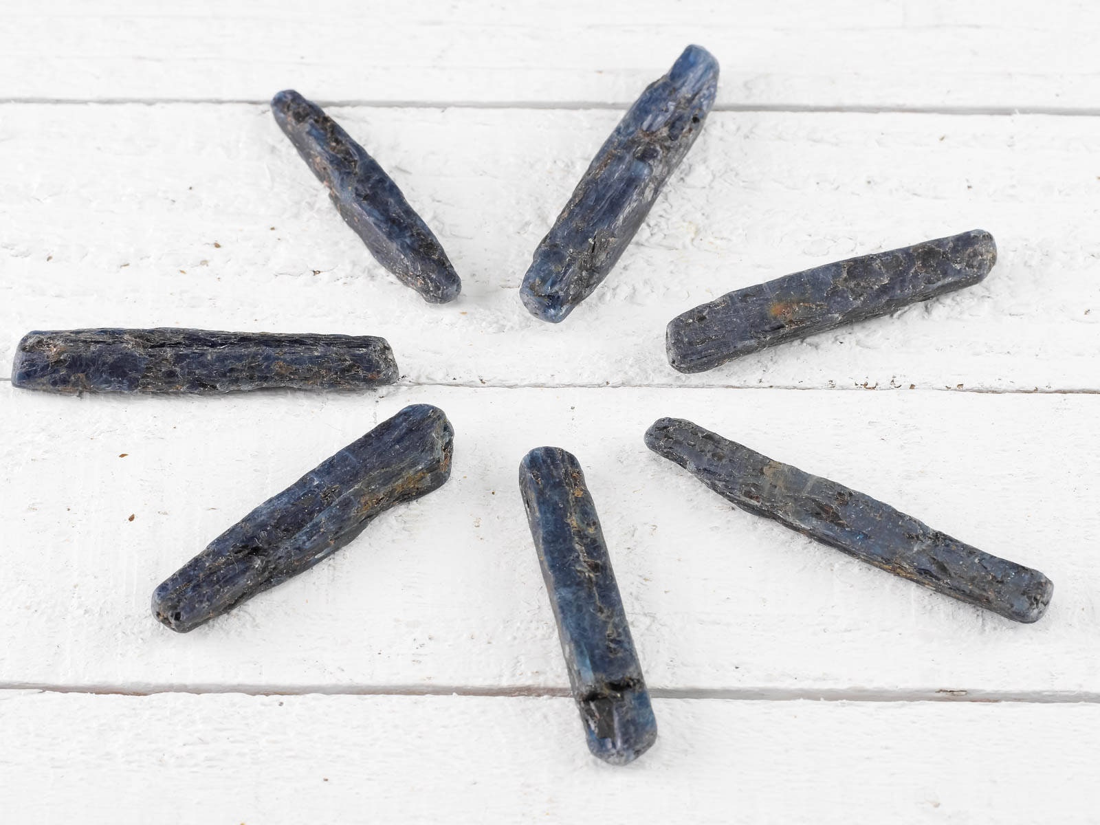 Natural Cobalt Blue Raw KYANITE Crystal Blades - Premium Raw Rocks & Mineral Specimens for Jewelry Making (E0789) | Healing Crystals, Wire Wrapping, Mineral Collection & Spiritual Decor