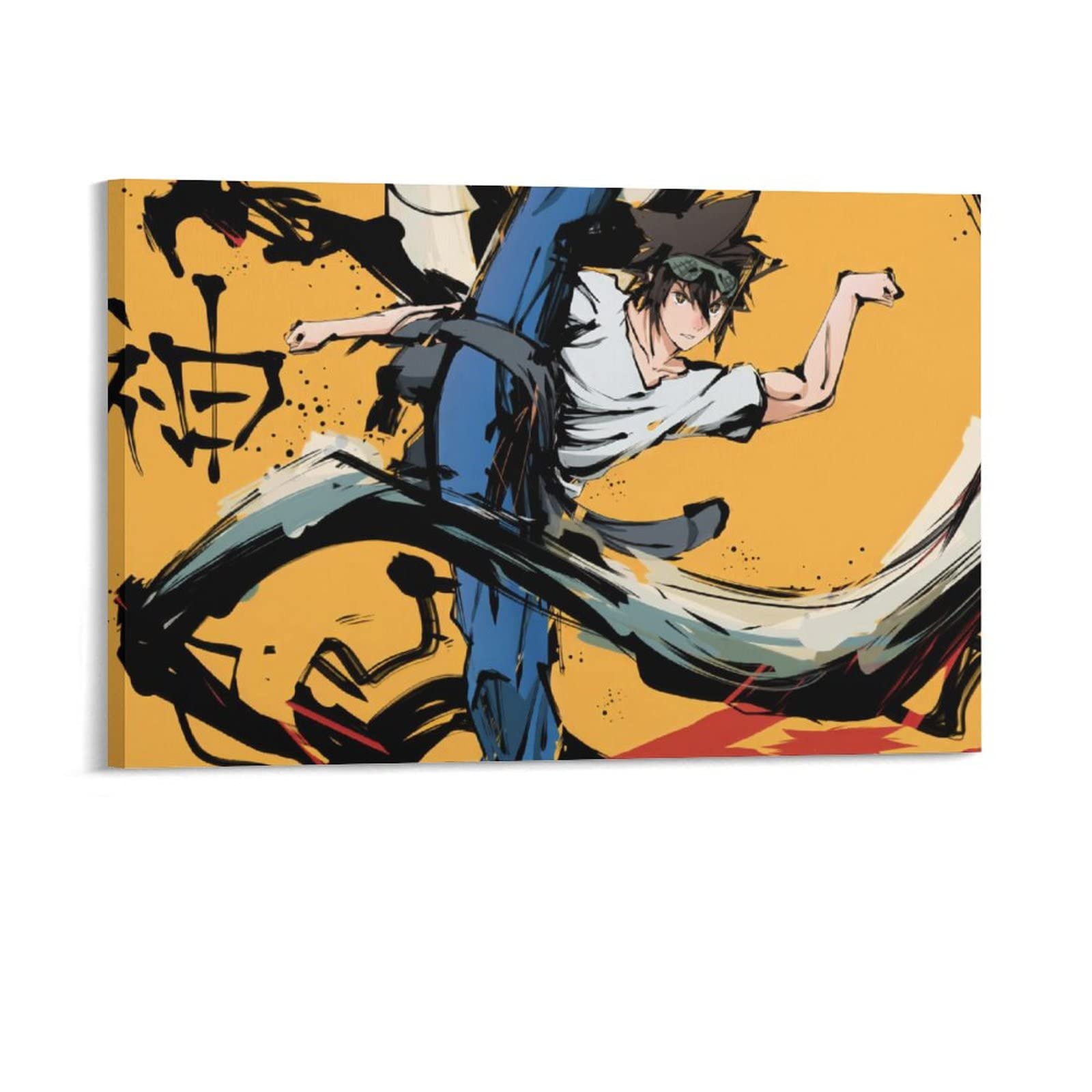 Japanese Anime The God of High School Mori Jin Daewi Han Mira 7 Canvas Poster - Sports Landscape Wall Art for Bedroom, Office & Living Room Decor - Perfect Gift for Anime Fans & Home Decoration