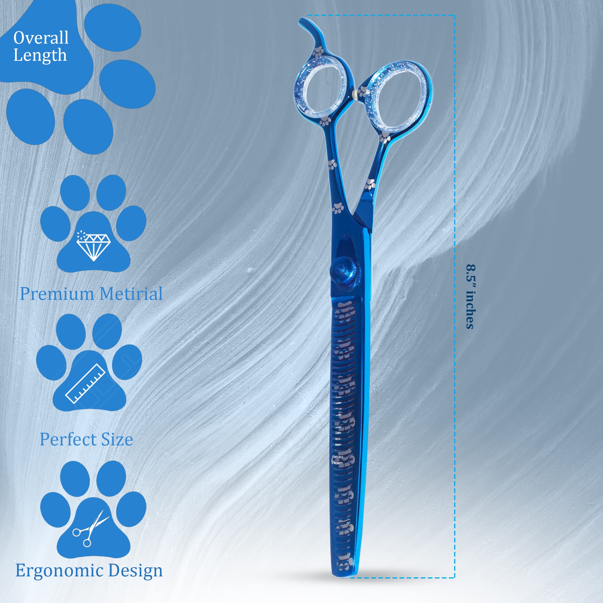 Professional Dog Grooming Thinning Scissors - Stainless Steel 8