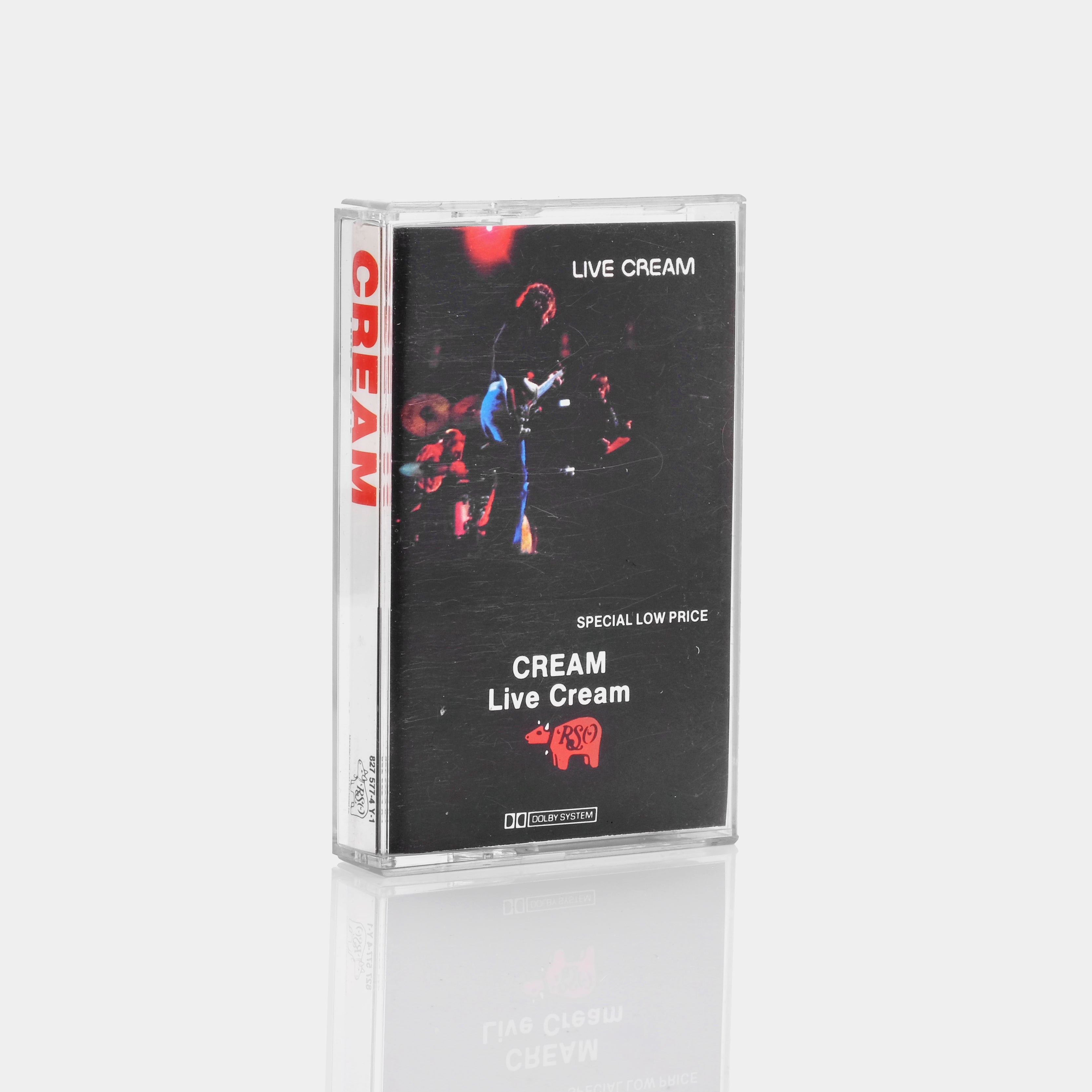 Live Cream Cassette Tape - Vintage Music Recording for Collectors & Audiophiles | Perfect for Retro Music Playback & Nostalgic Gifting