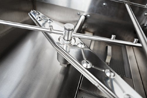 Champion DH 6000T VHR Genesis Commercial Dishwasher - Stainless Steel Door Type with Booster Heater, High Temperature & Heat Sanitizing, Ventless High Hood Design - Perfect for Restaurants, Catering & High-Volume Kitchen Use