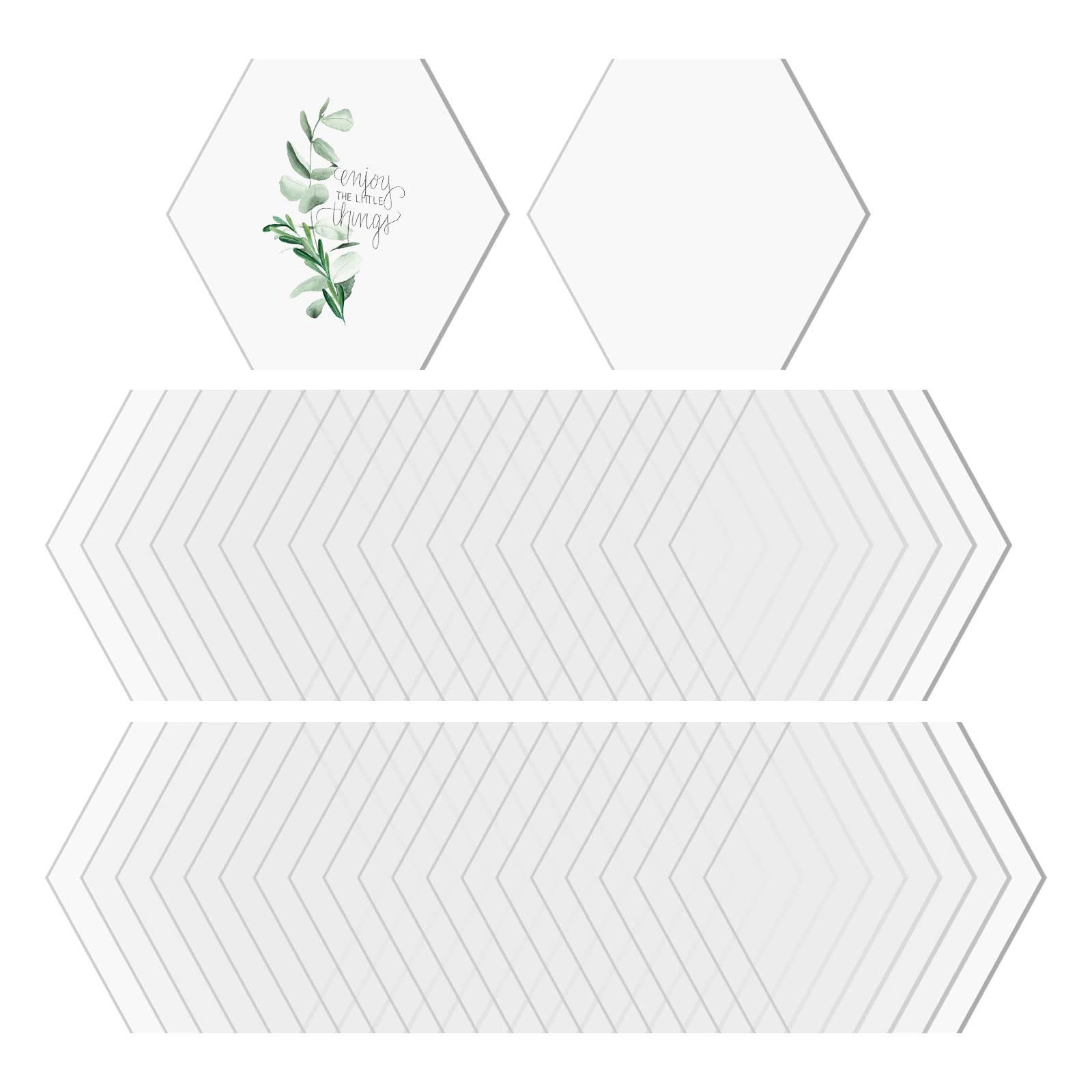 Clear Acrylic Place Cards - 80Pcs Hexagon Blank Seating Name Cards for Wedding, Birthday Party & Banquet - Customizable Guest Chart, Escort Plates & Food Sign Decor - Perfect for Table Settings, Buffet Labels and Event Signage