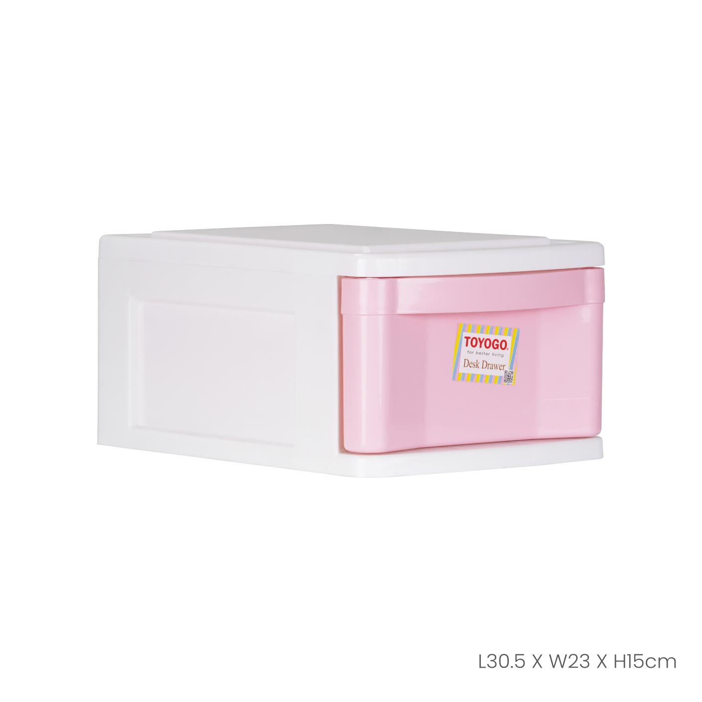WHITE FRAME SWEET PINK DRAWER (905-1WF-SPK)