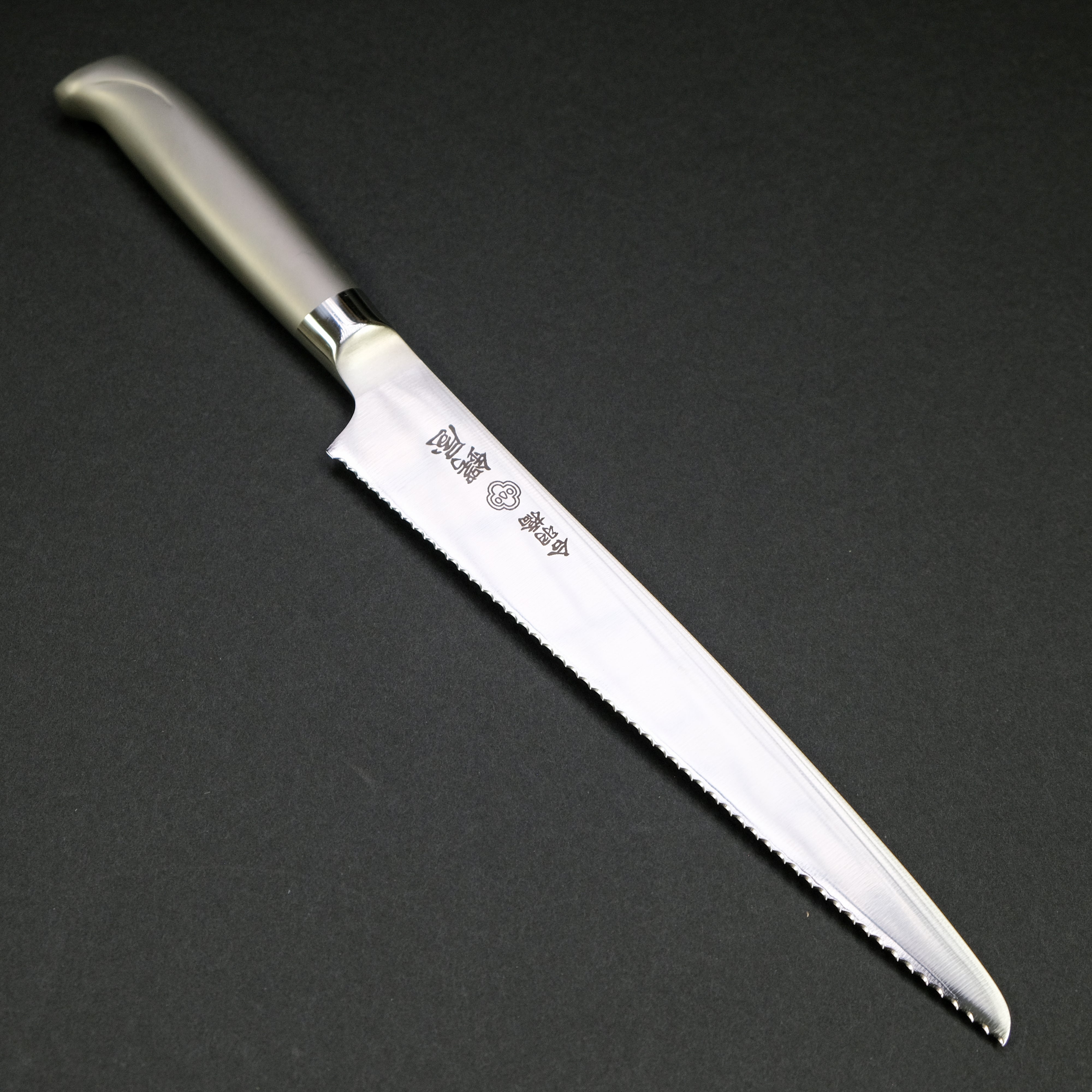 Premium Tsubaya 210mm Stainless Steel Bread Knife - Sharp Serrated Blade for Slicing Bread, Cakes & Pastries - Perfect for Bakeries, Home Kitchens & Gift Giving