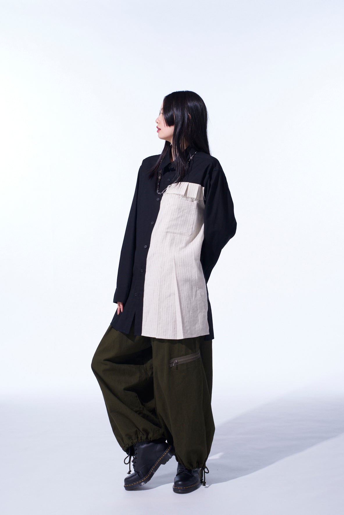 Breathable Cotton Drill Zipper Pocket Balloon Pants for Women & Men - Comfortable Loose Fit Casual Trousers for Yoga, Travel, and Everyday Wear