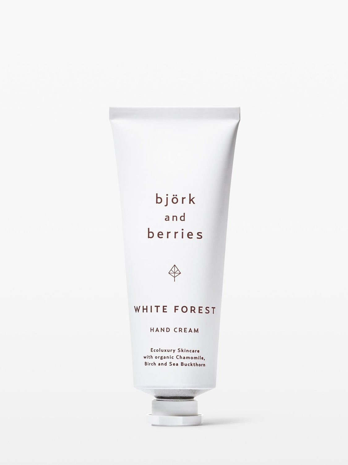 Bjork & Berries White Forest Hand Cream - Hydrating & Nourishing Moisturizer for Dry Skin - Perfect for Winter Care & On-the-Go Use