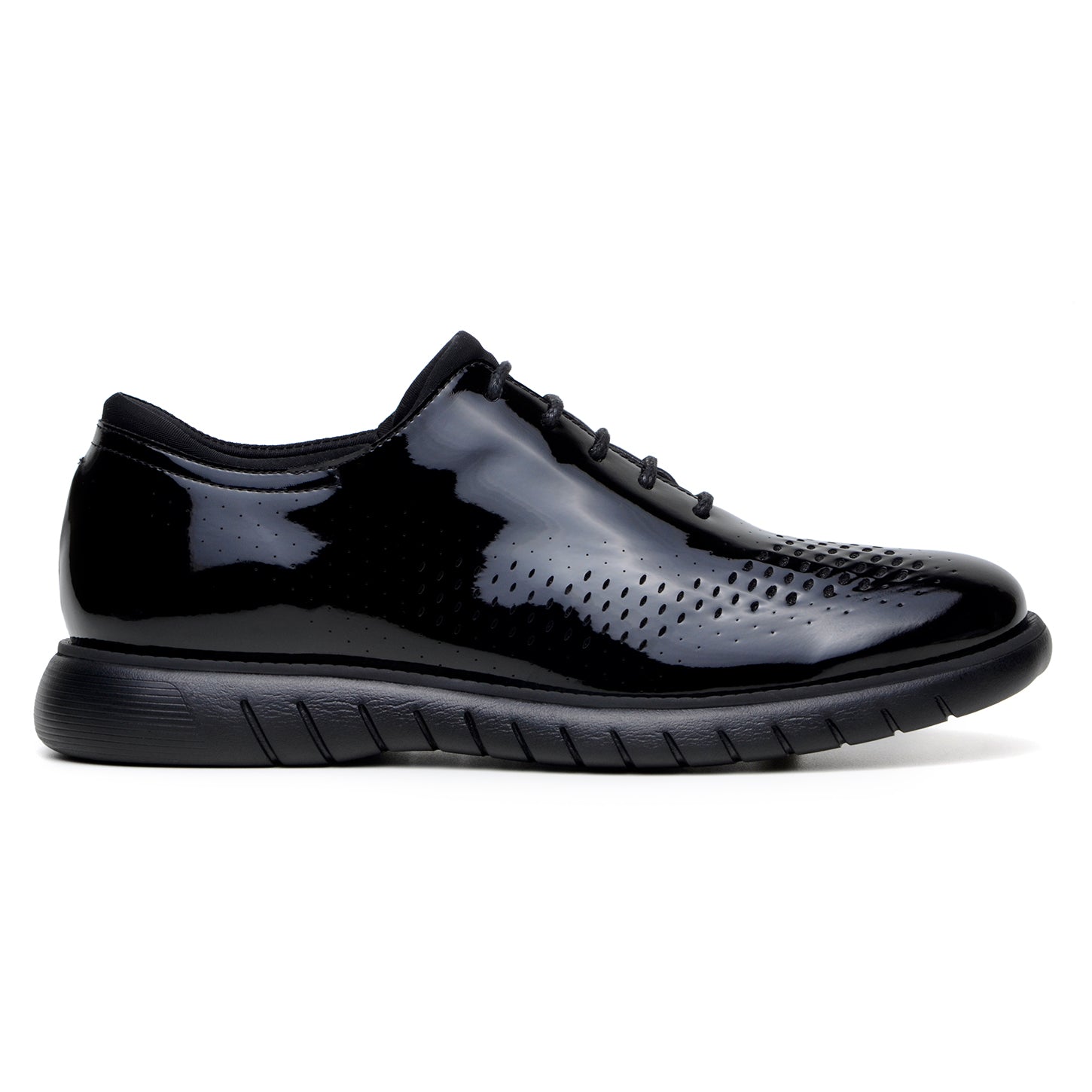 Belvedere Maxim Laser Cut Wingtip Sneaker - Black Dress Shoes for Men | Stylish Business Casual & Formal Wear | Perfect for Office, Weddings & Special Occasions
