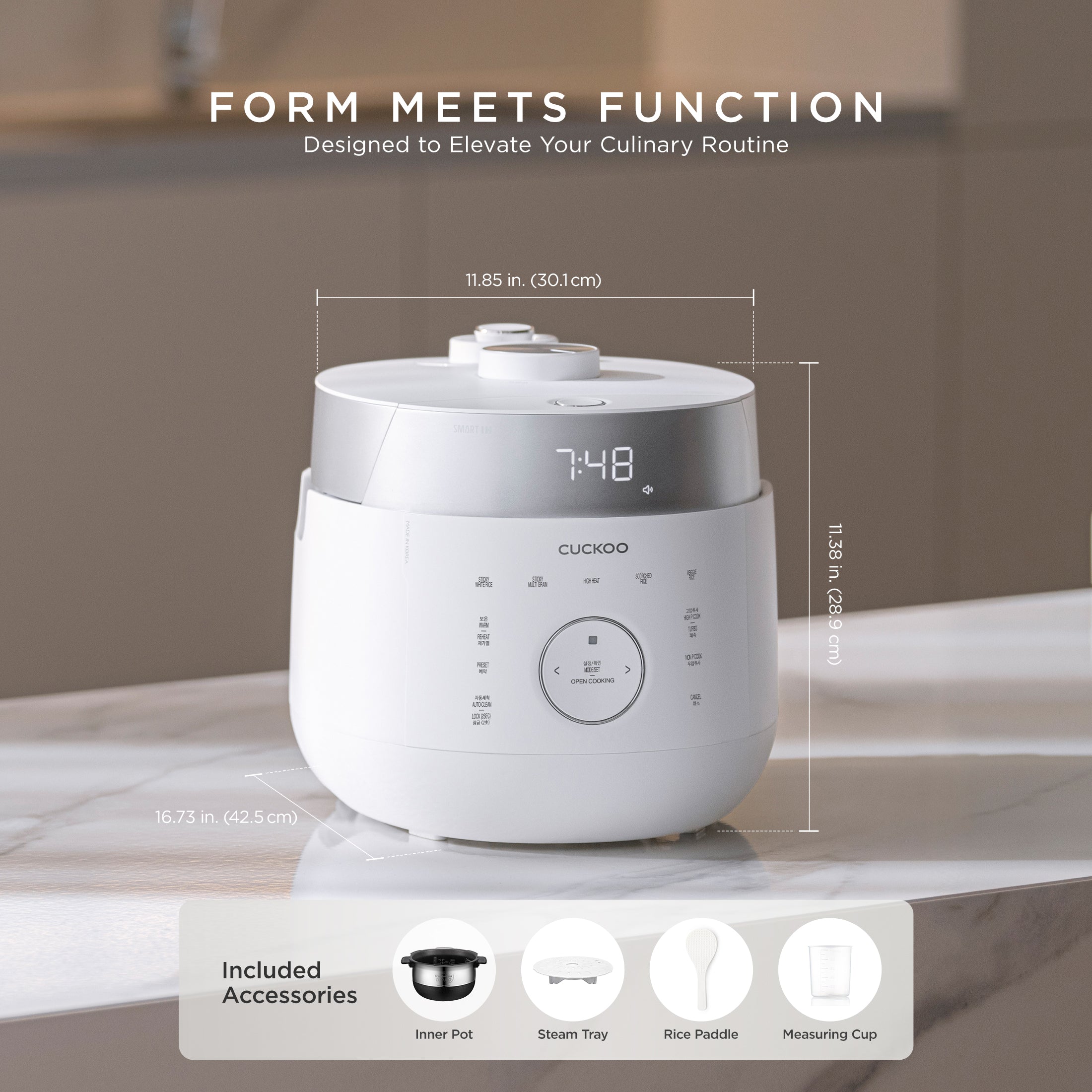Refurbished B Grade 10-Cup IH Twin Pressure Rice Cooker (CRP-LHTR1009F) - Perfect for Family Dinners & Meal Prep