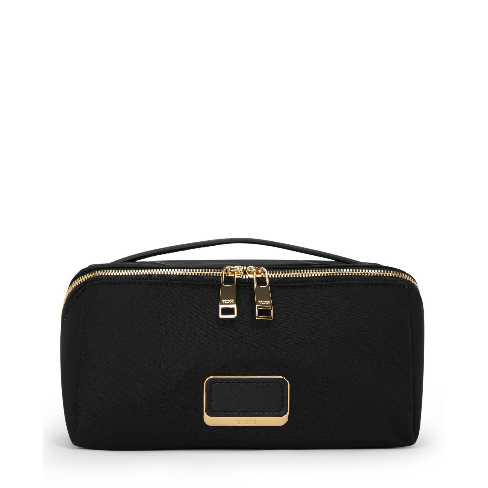 TUMI Voyageur Dallas Cosmetic Case - Travel Makeup Bag for Women, Waterproof Toiletry Organizer with Multiple Pockets, Perfect for Airplane Carry-On & Weekend Getaways