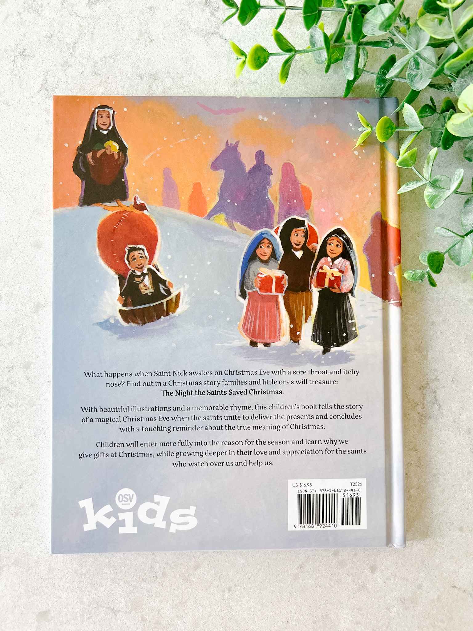 The Night the Saints Saved Christmas Book - Heartwarming Holiday Story for Kids & Families | Perfect for Christmas Reading & Gift Giving