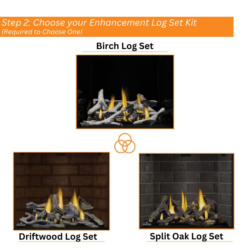 Napoleon Altitude X 36 Inch Direct Vent Gas Fireplace - AX36 Model | Indoor Home Heating Solution for Living Rooms & Bedrooms