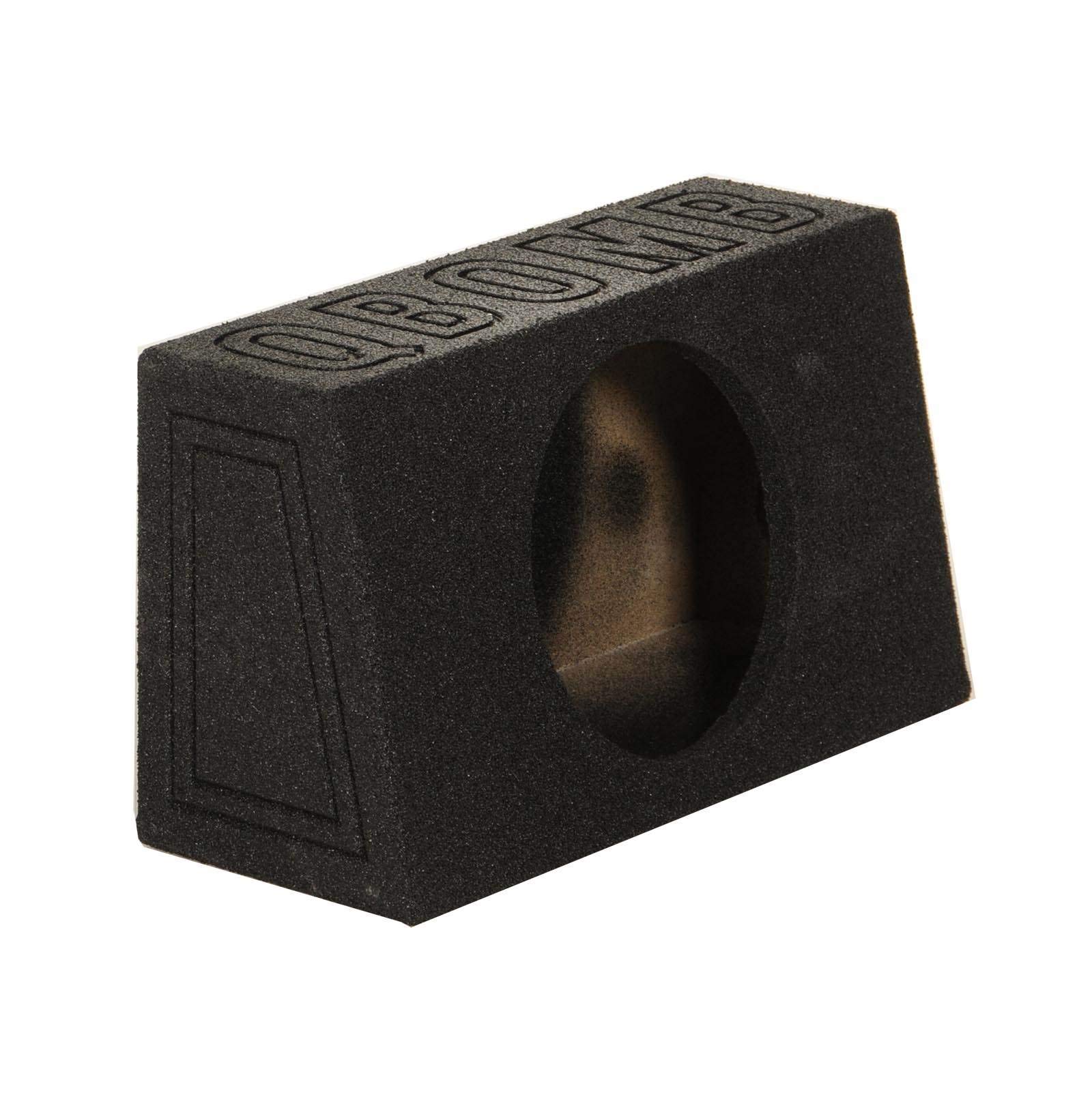 Q Power QBTRUCK110 Single 10-Inch Universal Sealed Truck Speaker Box with Durable Bed Liner Spray - Premium Bass Enclosure for Pickup Trucks, SUVs & Off-Road Vehicles - Perfect for Road Trips, Camping & Outdoor Adventures