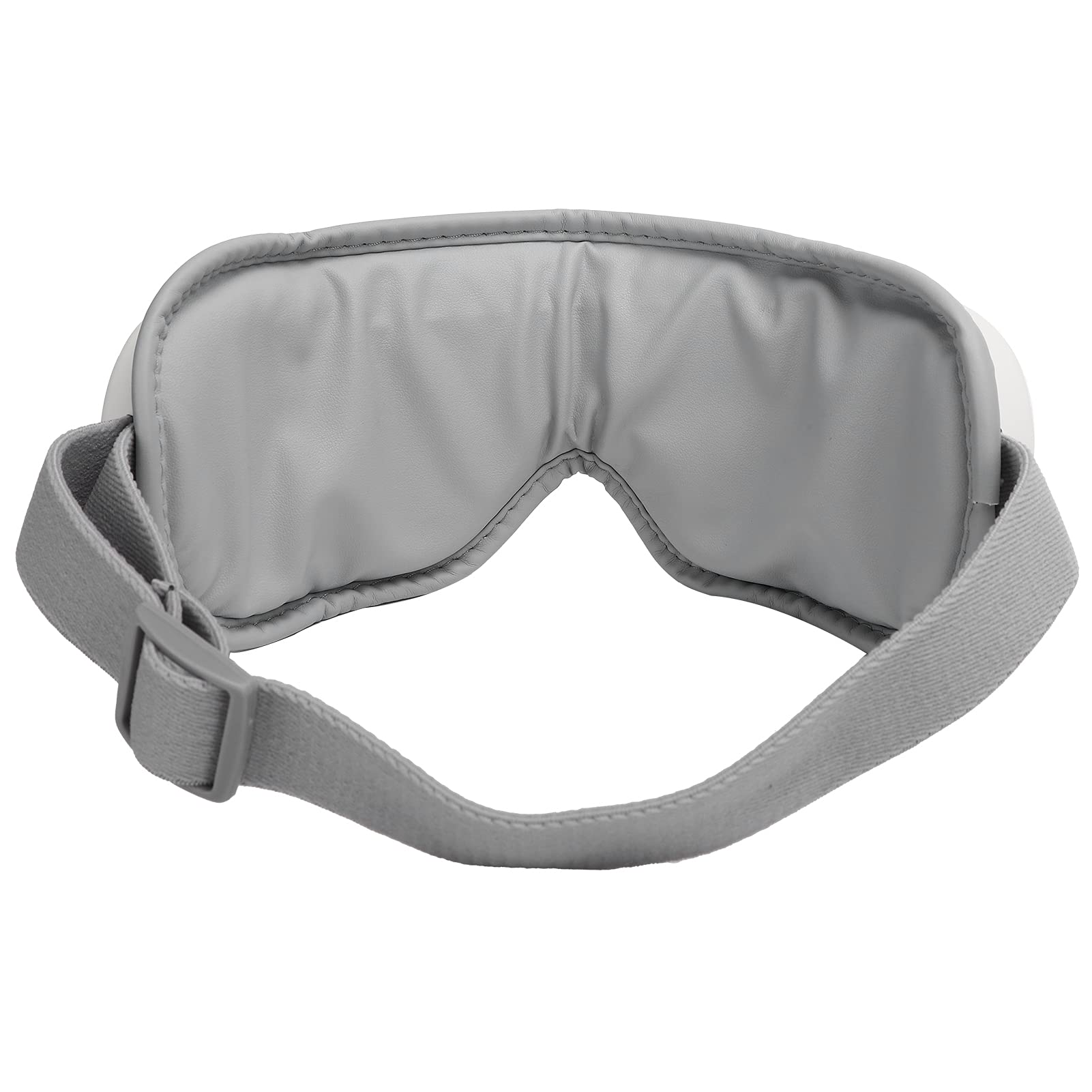 Zerodis Rechargeable Eye Massager with Heat, Compression & Music - Eye Protection for Kids & Adults - Perfect for Relaxation, Stress Relief & Sleep (White)