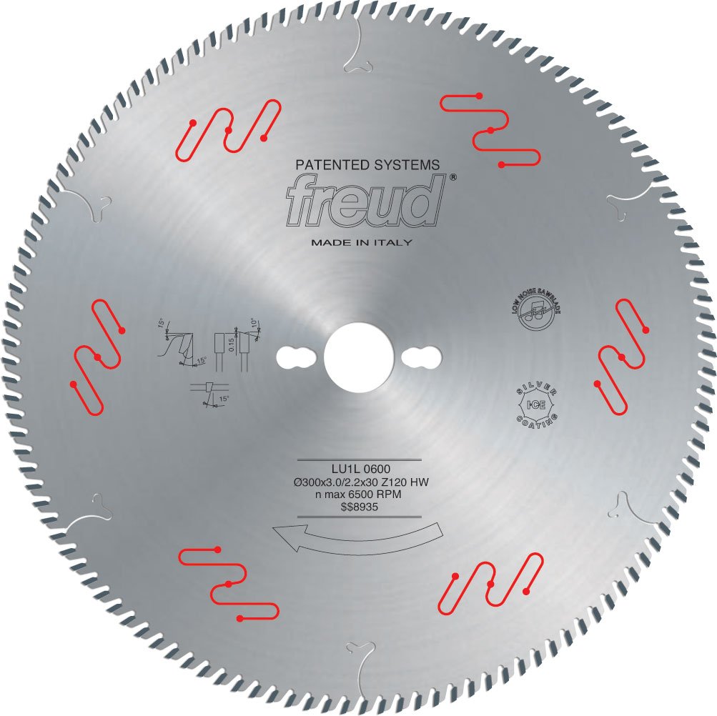 Freud LU1L05 300mm x 100T Carbide Tipped Crosscut Saw Blade - Perfect for Woodworking, DIY Projects & Precision Crosscutting on Hardwoods & Softwoods