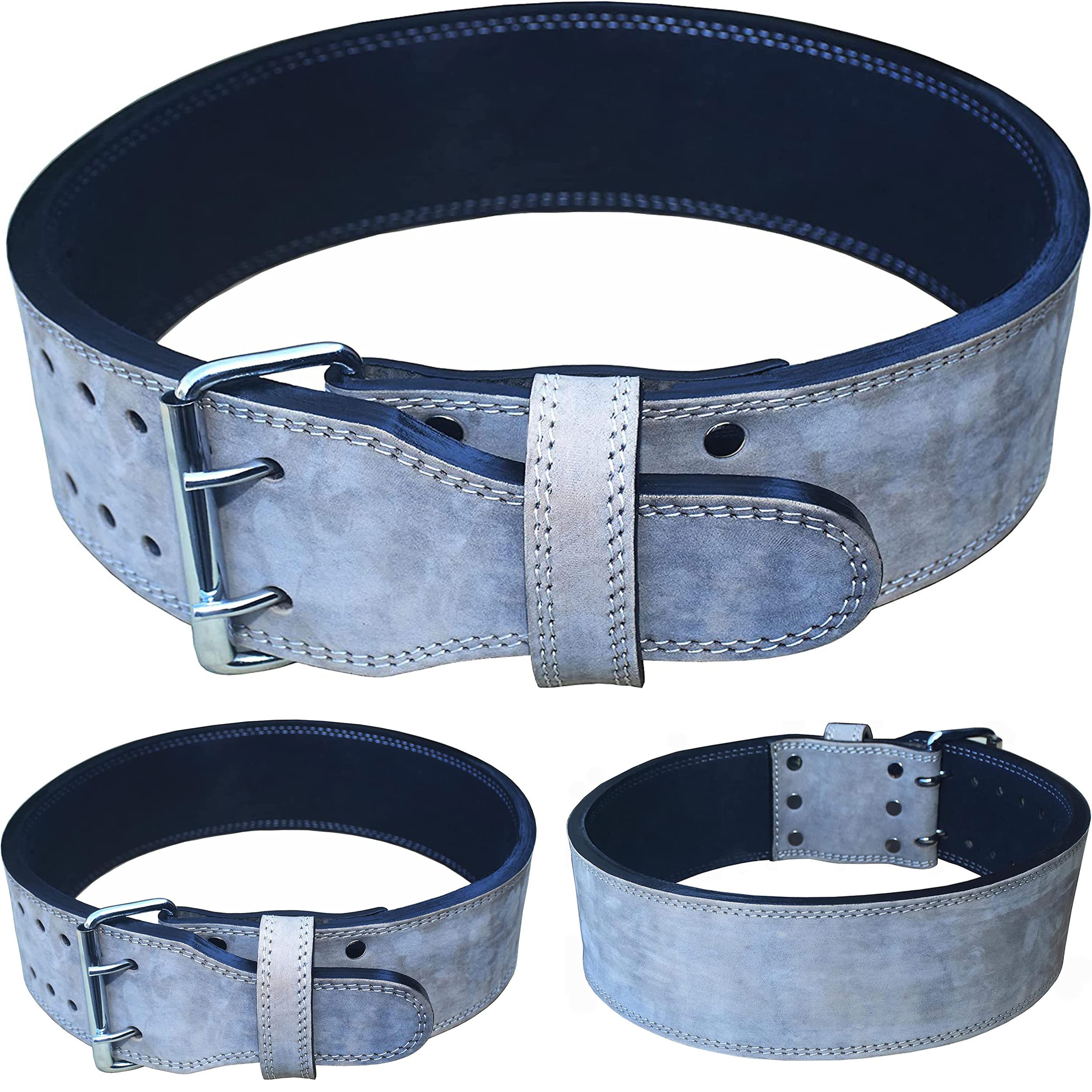 TUFF FIT 4 Inch 10mm Strength Weight Lifting Belt for Powerlifting & Weightlifting - Heavy Duty Gym Training Belt for Men & Women (S-5XL) - Perfect for CrossFit, Strongman Competitions & Strength Training Workouts