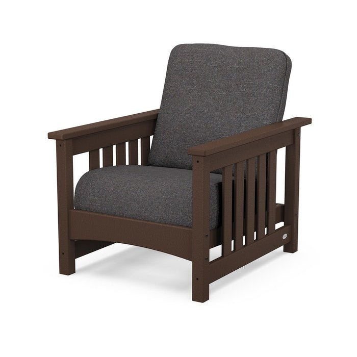 POLYWOOD Classic Mission Chair - Durable Outdoor Adirondack Chair for Patio, Garden & Poolside - Weather-Resistant & Eco-Friendly Recycled Plastic Furniture