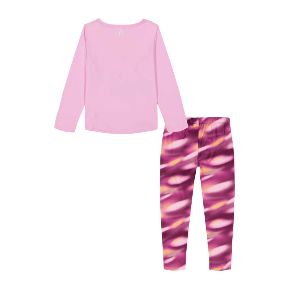 Under Armour Girls' Infant Star Dust Outfit Set - Soft & Comfortable Athletic Wear for Toddlers - Perfect for Playtime, Daycare & Family Outings