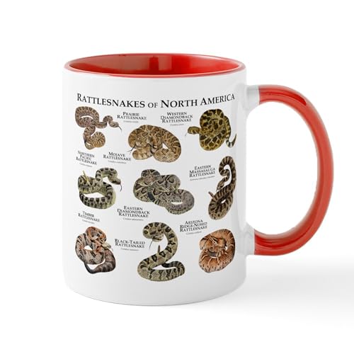 White/Red Inside - Rattlesnakes Of North America Mug