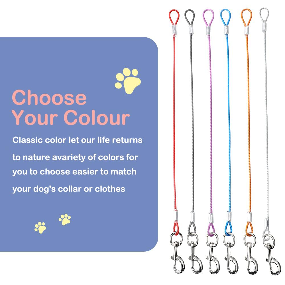 Chew Proof Dog Leash Extension - Heavy Duty Leash Connector for Large & Medium Dogs | Add to Any Collar, Harness or Leash | Tangle-Free Design for Walking, Running & Training | Perfect for Outdoor Adventures & Daily Exercise