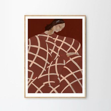 THE POSTER CLUB Sofia Lind - Waiting At Art Et Metiers Art Print Poster 50x70cm (20x28in) - Modern Wall Decor for Living Room, Bedroom & Office