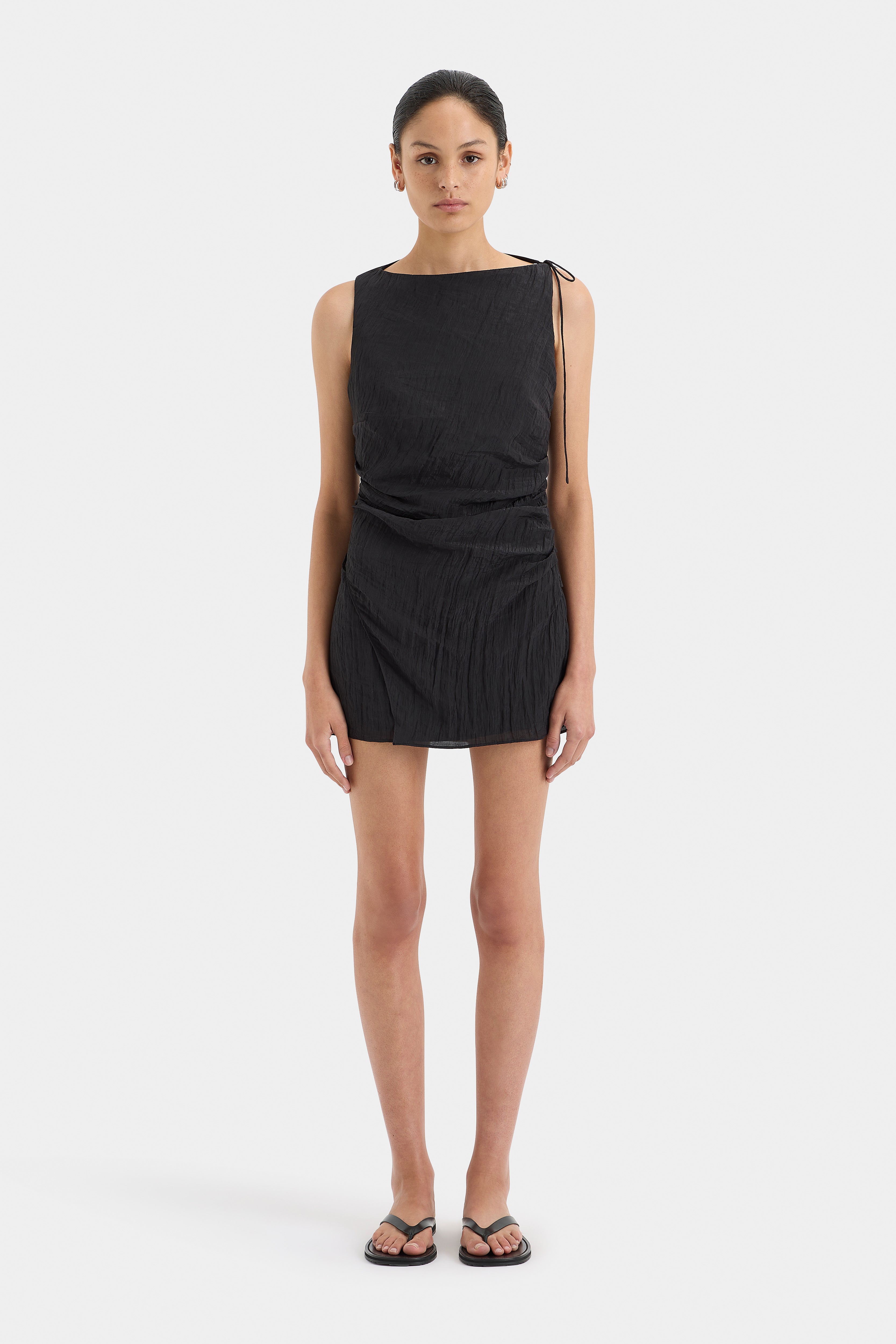 Ligera Mini Dress - Women's Flowy Short Sleeve Summer Dress for Casual Wear, Beach & Party Outfits