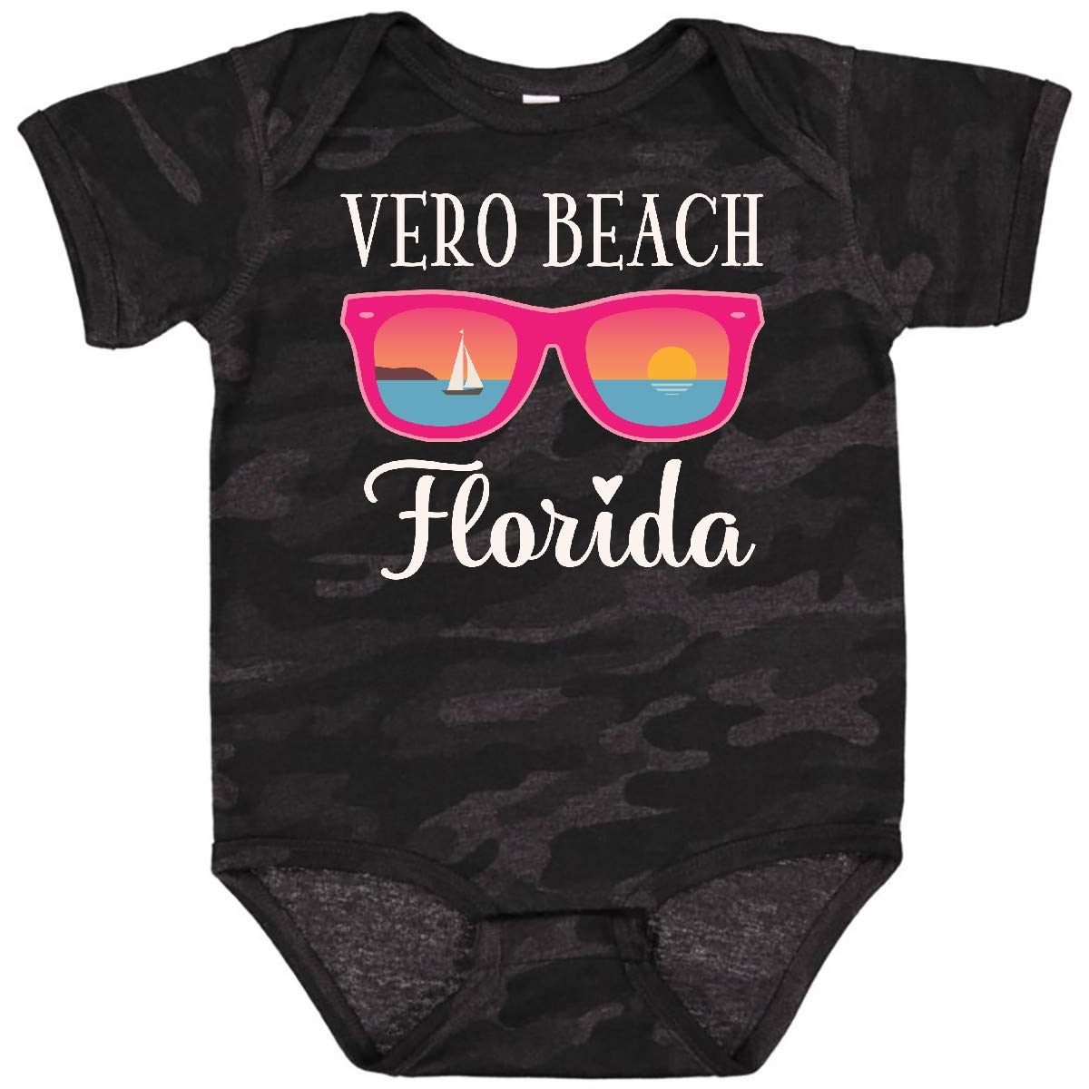 Inktastic Vero Beach Florida Vacation Trip Baby Bodysuit - Cute Outfit for Beach Getaway, Family Travel & Florida Souvenirs | Perfect Gift for Newborns & Toddlers