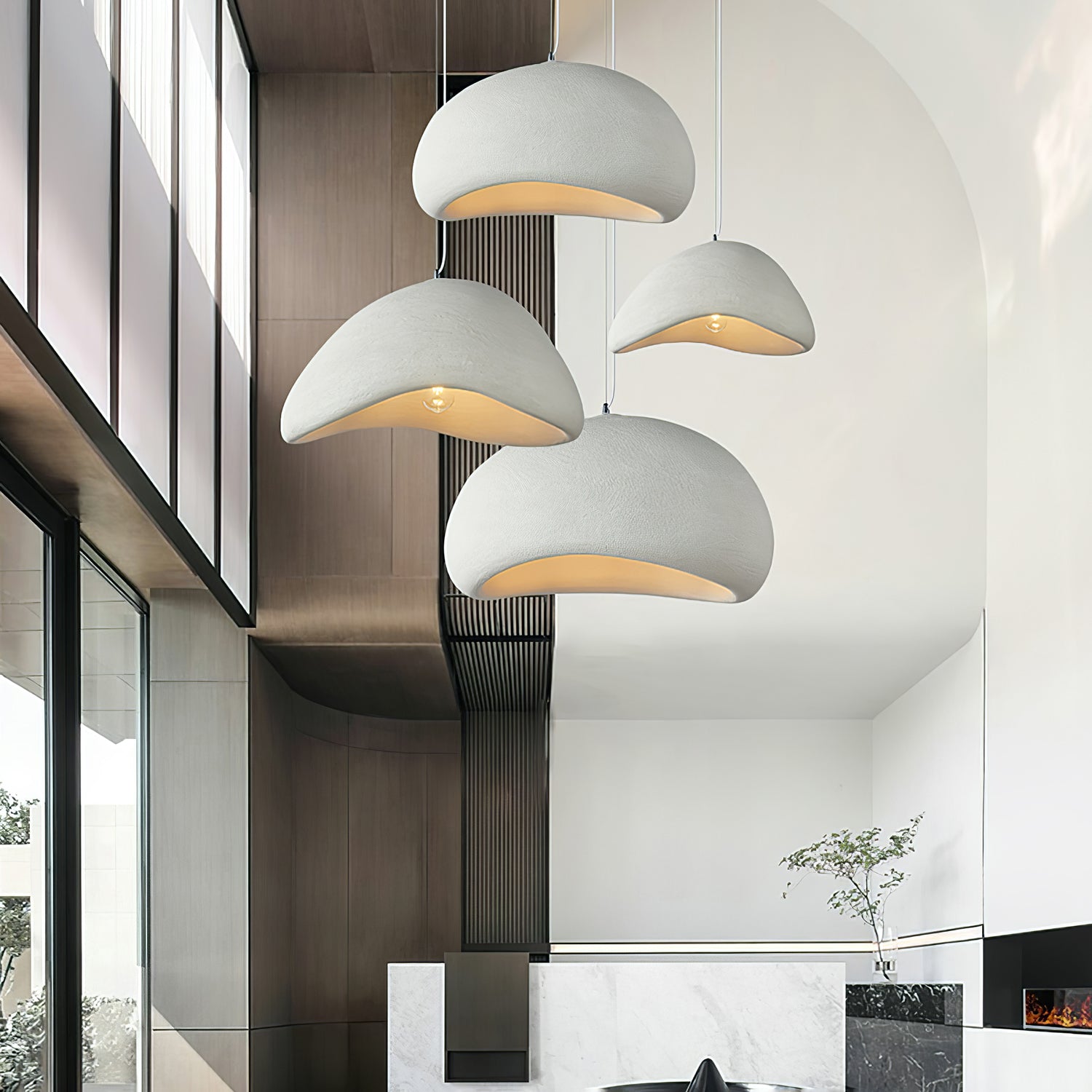 Modern Cloud Pendant Light Fixture - Stylish Hanging Ceiling Lamp for Living Room, Bedroom & Dining Area - Perfect for Home Decor and Ambient Lighting