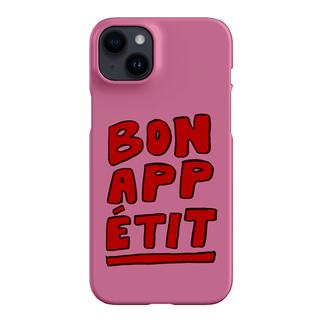 Stylish Bon Appetit Red Phone Case - Durable Protective Cover for iPhone & Samsung - Perfect for Foodies & Cooking Enthusiasts