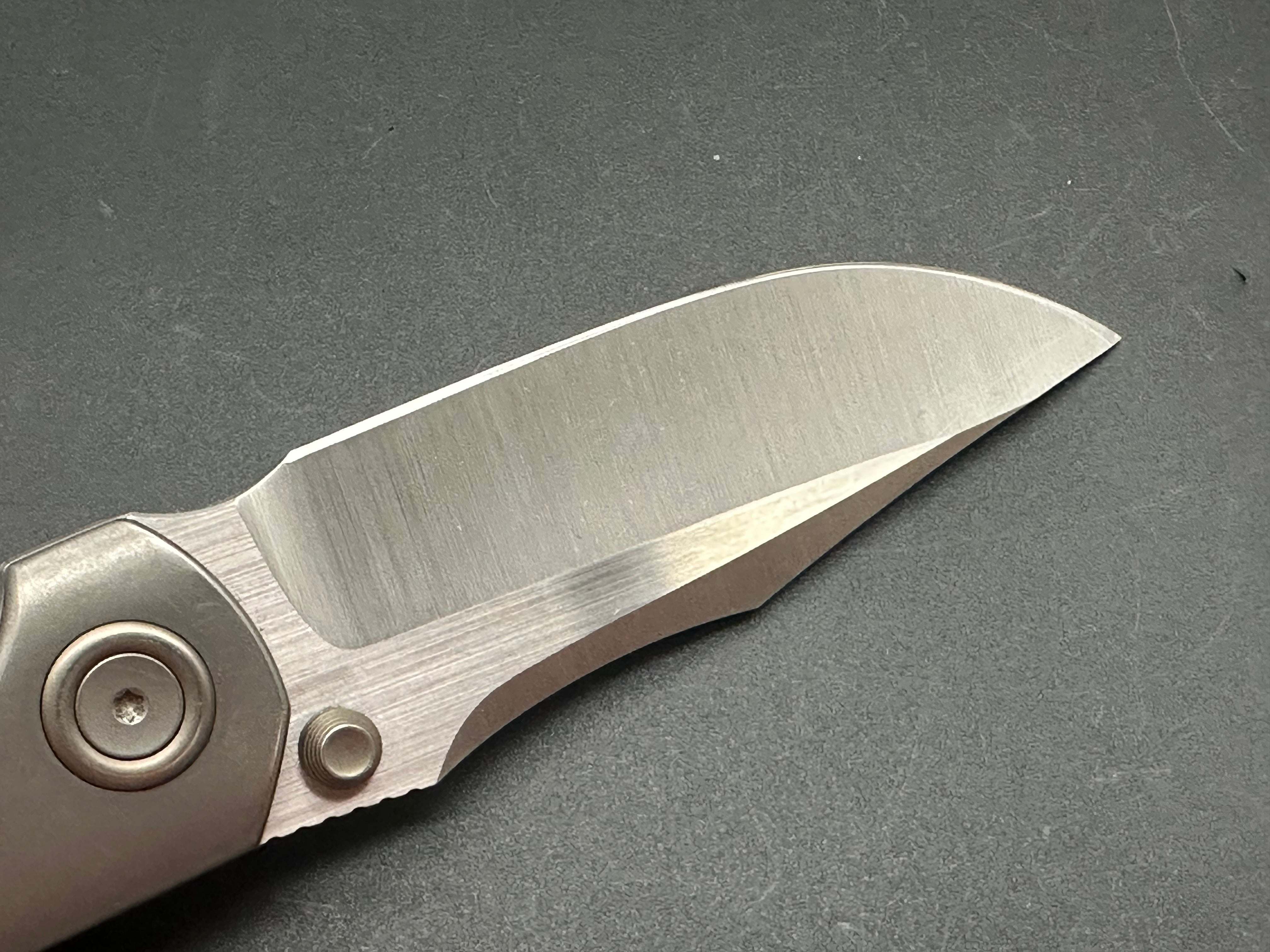 Brian Brown Raptor V1 Folding Knife - Premium EDC Pocket Knife with Titanium Handle for Outdoor, Camping & Everyday Carry (EDC)