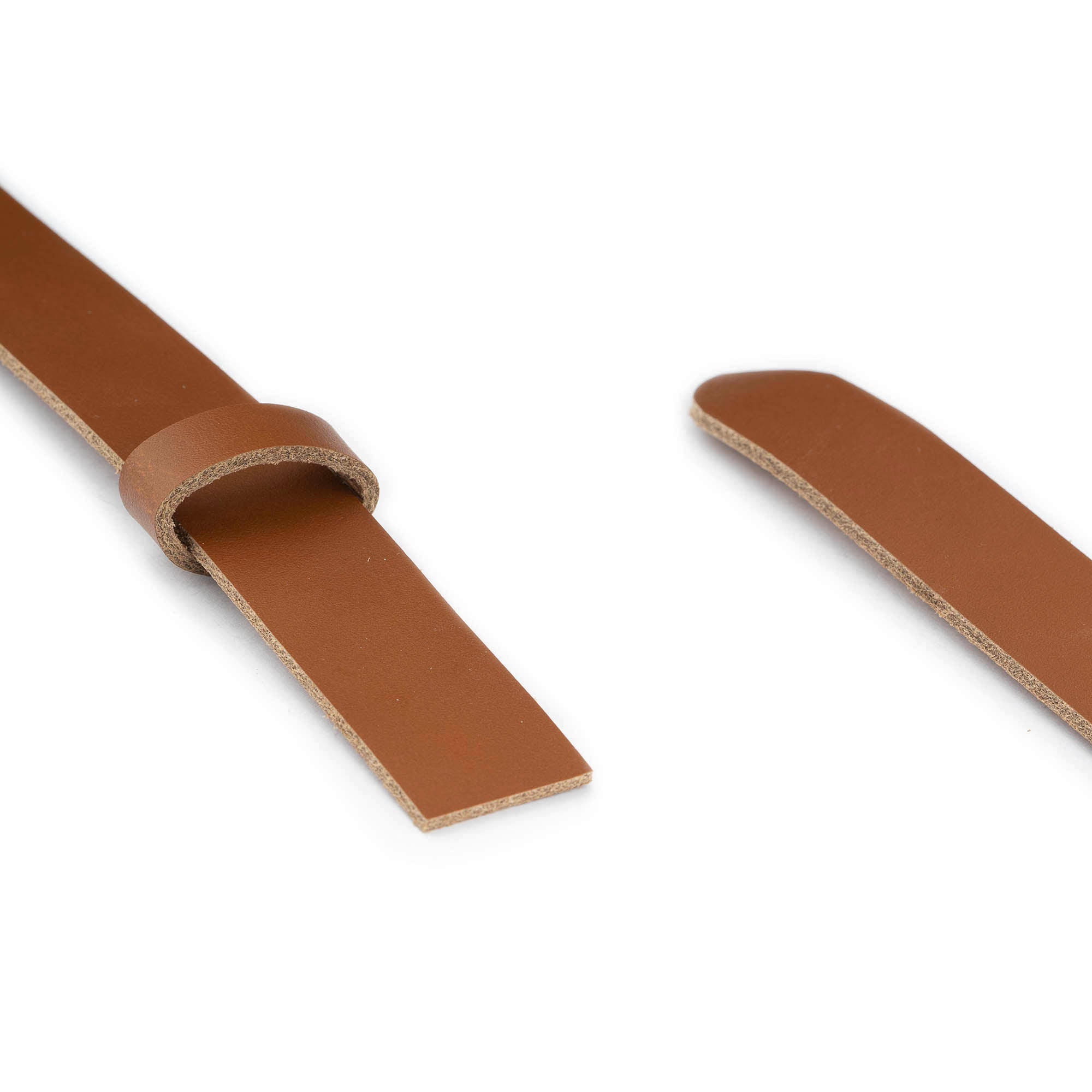 2.5 cm Brown Tanned Leather Belt Strap Replacement for Versace Buckles - Durable Fashion Accessory for Men & Women, Perfect for Casual, Office and Formal Outfits