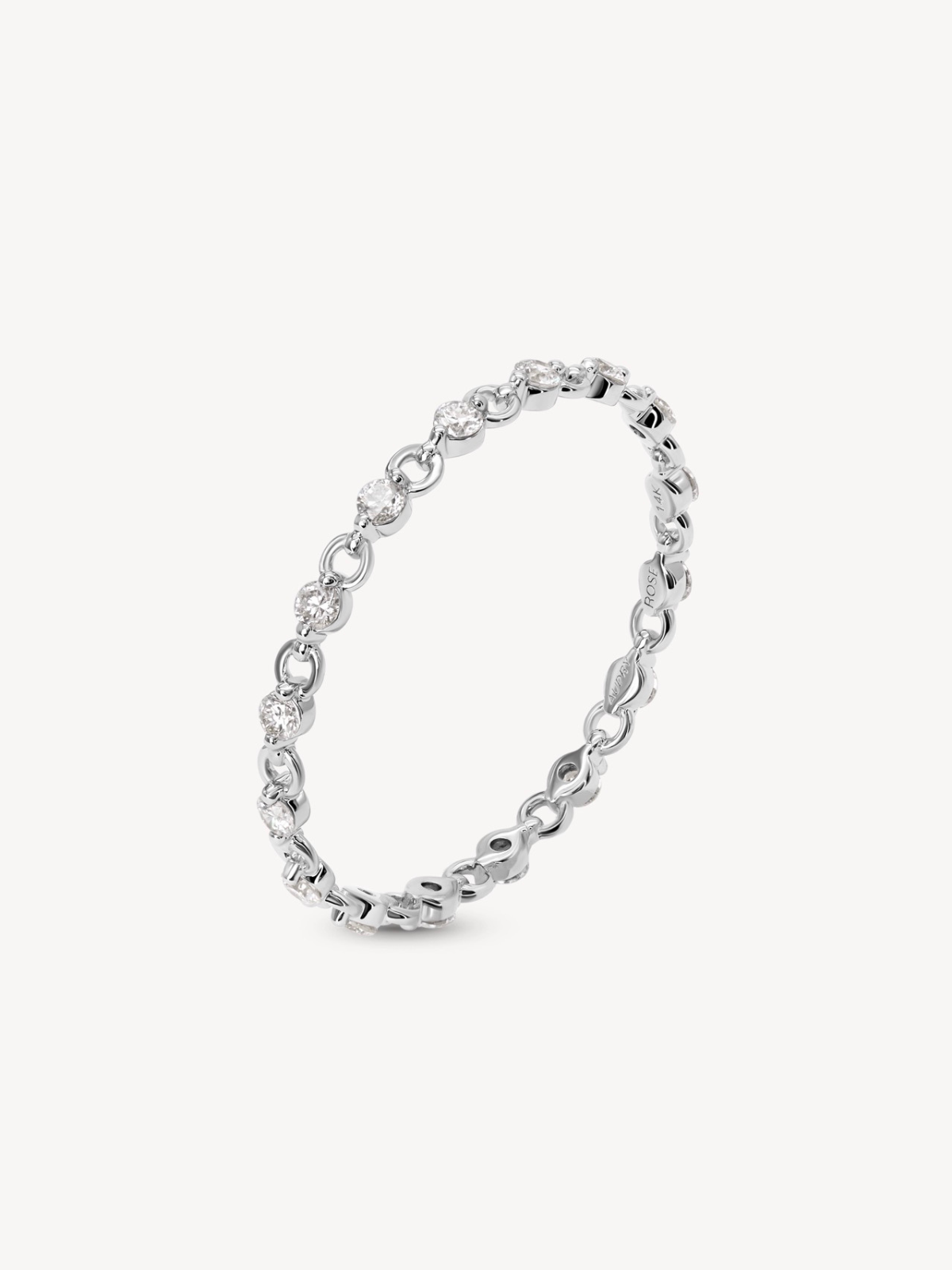 Diamond Eternity Ring for Women - 14K Gold/Platinum Wedding Band - Perfect for Anniversaries & Proposals